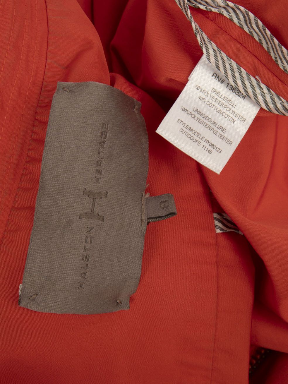 Halston Heritage Orange Parka Coat Size M / US 6-8 / IT 42-44 - 20 Thumbnail
