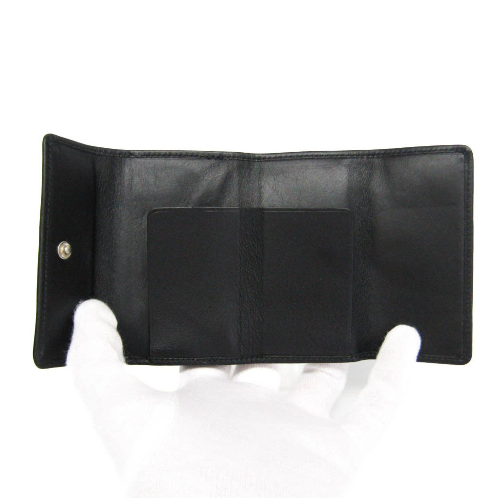 Bvlgari Bvlgari Four-fold Mini Wallet Men,Women Leather Coin Purse/coin Case Black Size ONE SIZE - 4 Thumbnail