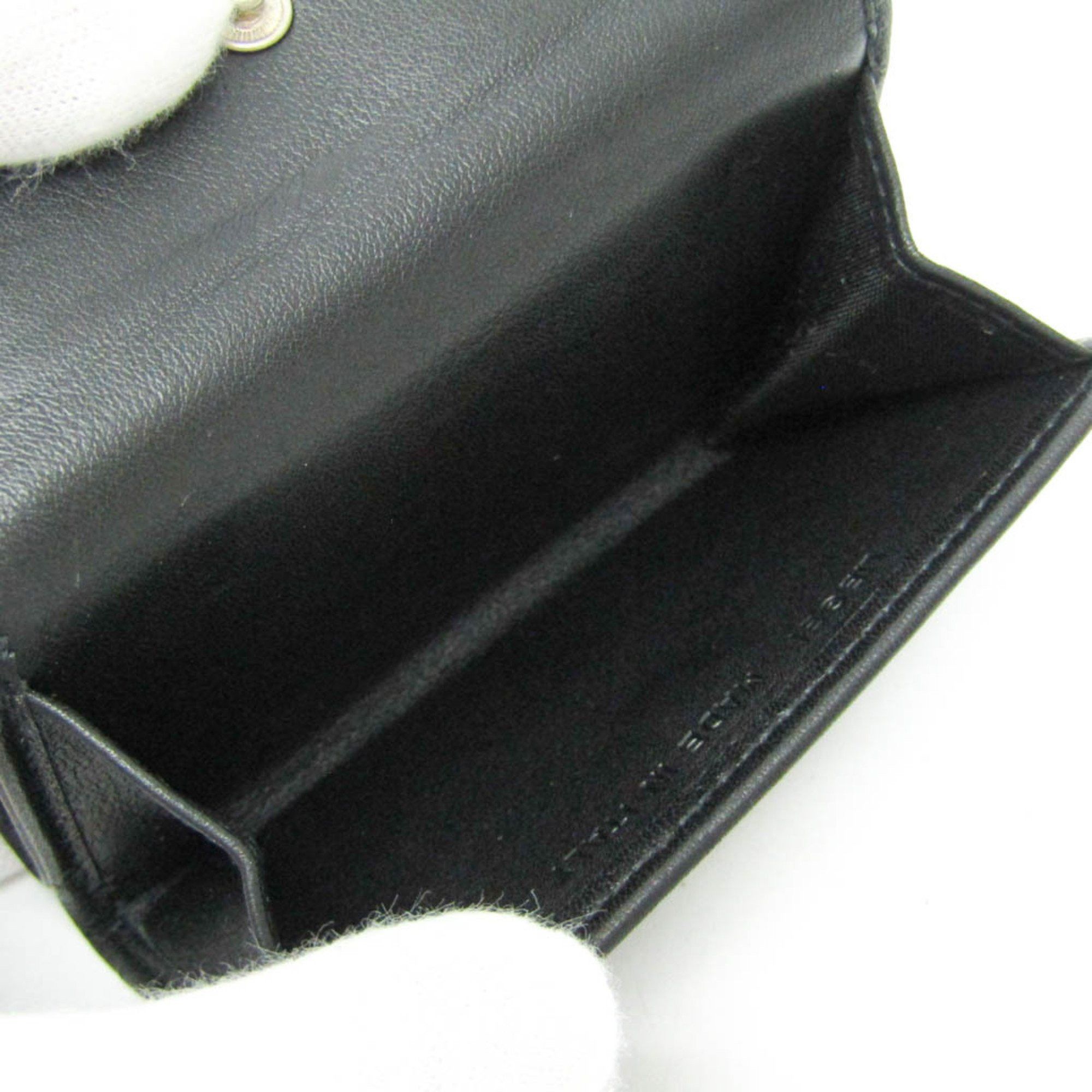 Bvlgari Bvlgari Four-fold Mini Wallet Men,Women Leather Coin Purse/coin Case Black Size ONE SIZE - 5 Thumbnail