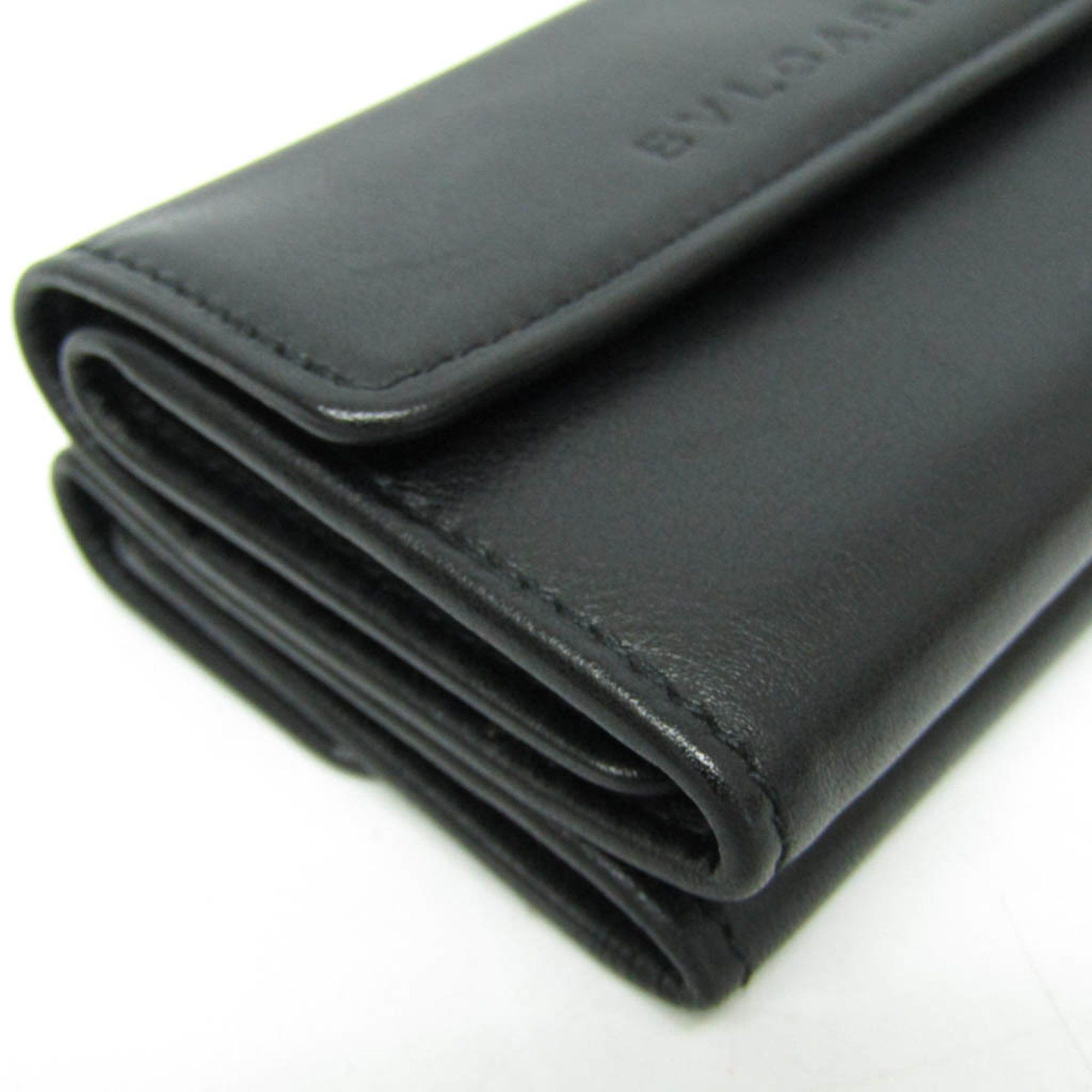Bvlgari Bvlgari Four-fold Mini Wallet Men,Women Leather Coin Purse/coin Case Black Size ONE SIZE - 7 Thumbnail