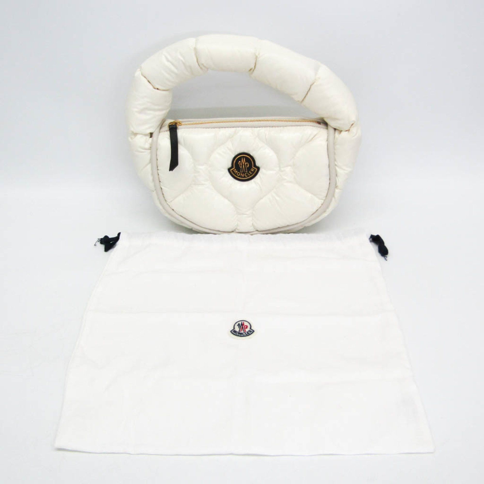 Moncler Moncler DELILAH I109B5C00001 Women,Men Nylon Handbag White Size ONE SIZE - 2 Thumbnail