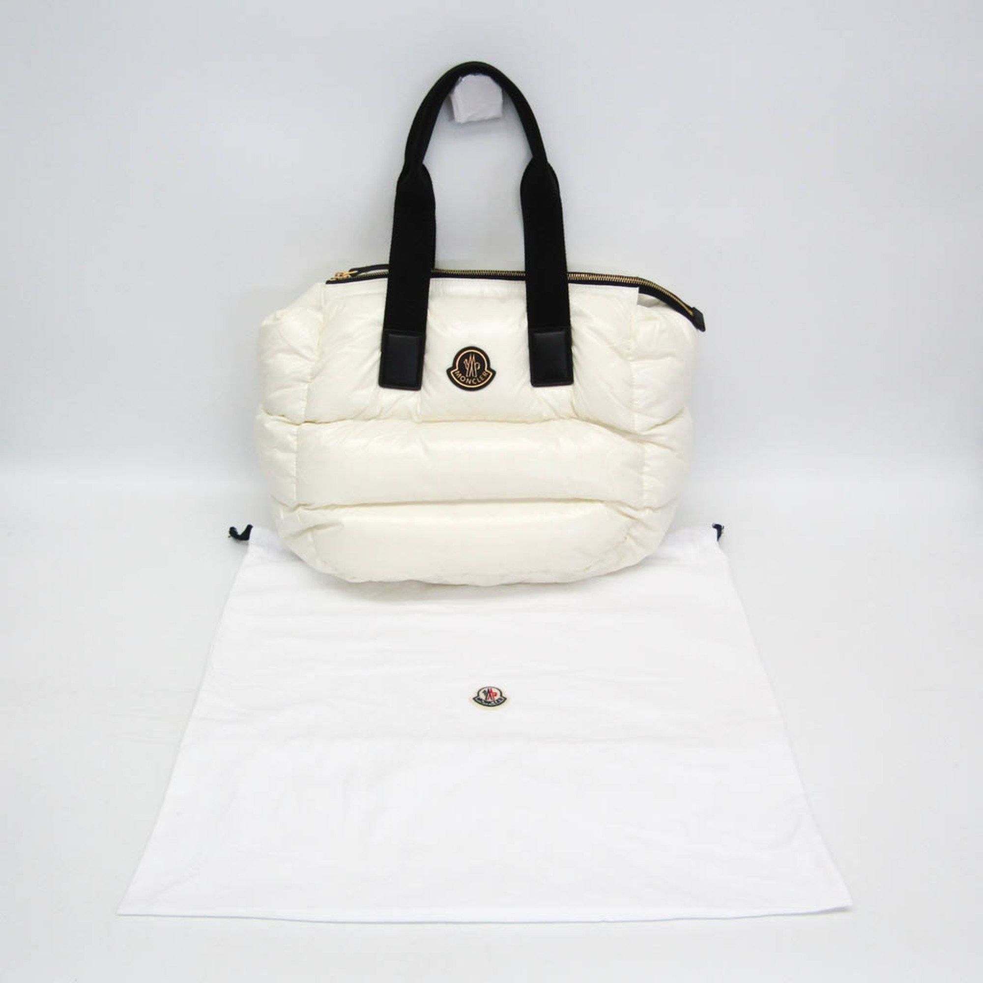 Moncler Moncler CARADOC H209B5D00005 M2176 Women's Nylon Handbag,Tote Bag Black,White Size ONE SIZE - 2 Thumbnail