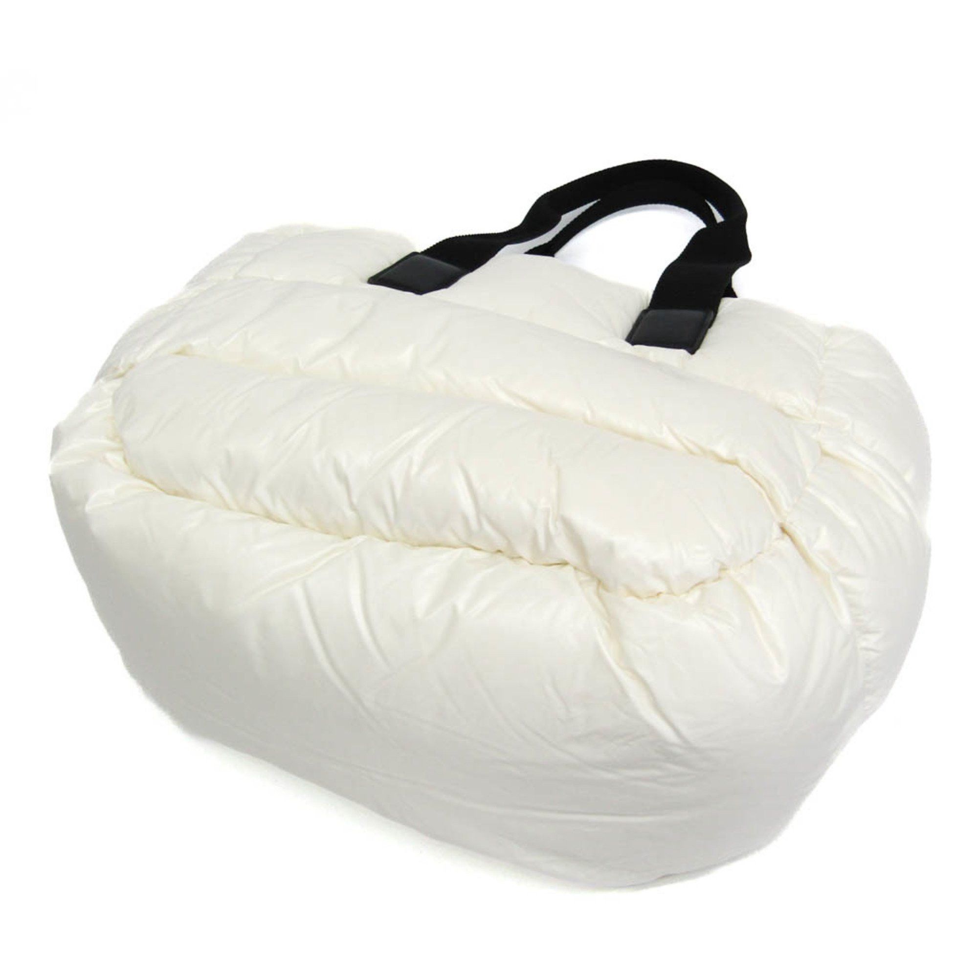 Moncler Moncler CARADOC H209B5D00005 M2176 Women's Nylon Handbag,Tote Bag Black,White Size ONE SIZE - 3 Thumbnail