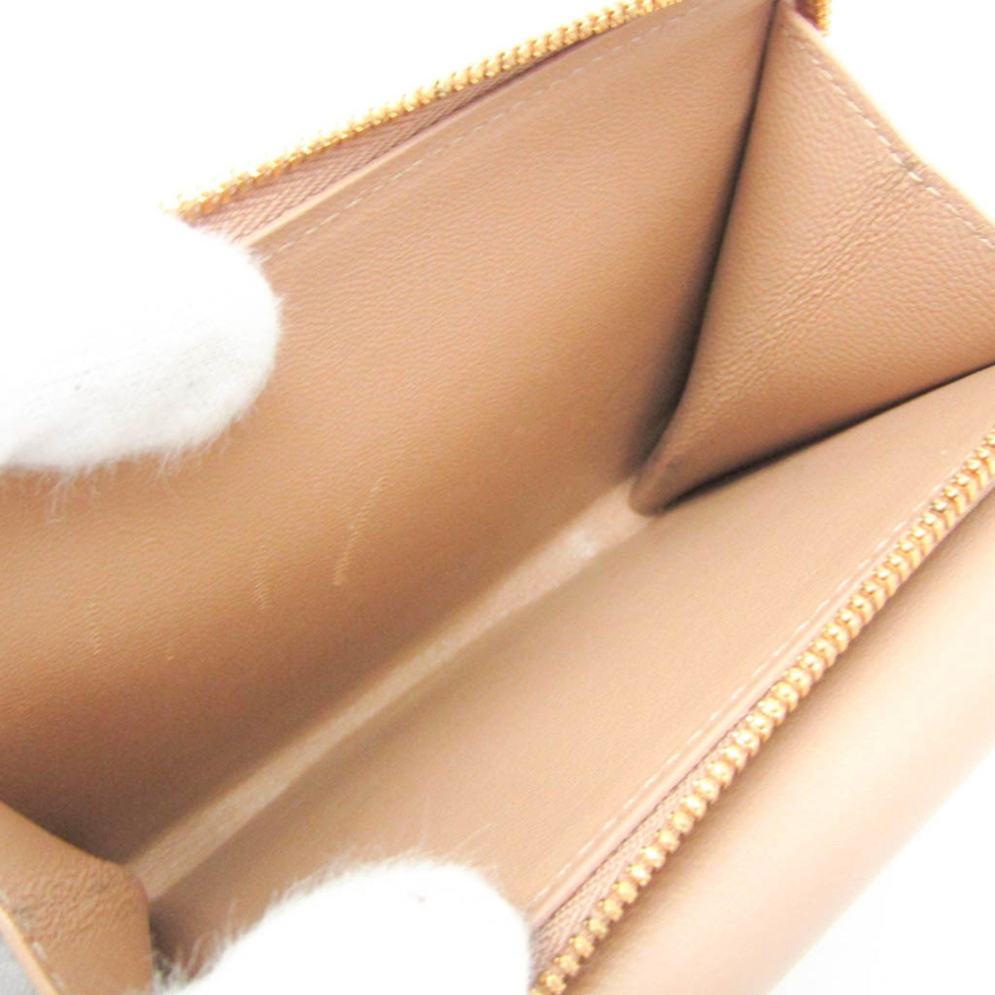 Balenciaga Balenciaga Envelope Compact Wallet 753762 Men,Women Leather Wallet (tri-fold) Pink Beige Size ONE SIZE - 5 Thumbnail