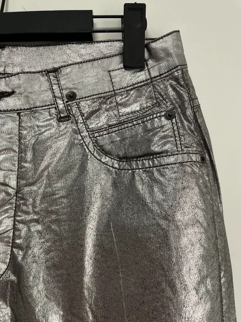 Rick Owens Rick Owens Men's Silver Denim Jeans - dmc Size US 29 - 3 Thumbnail