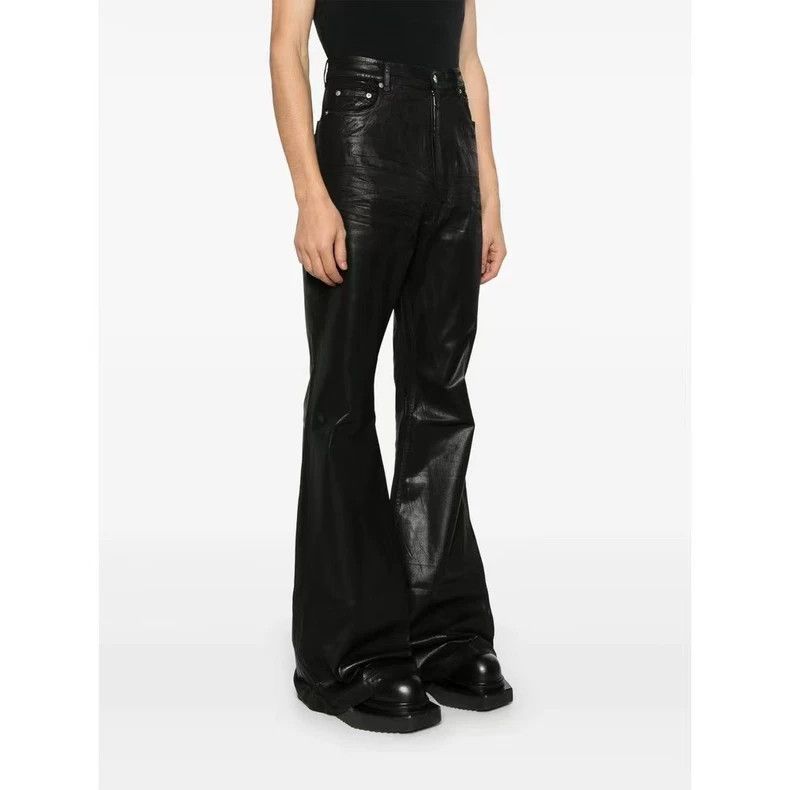 Rick Owens Rick Owens Bolan Bootcut Leather Jeans - dmc Size US 31 - 7 Thumbnail