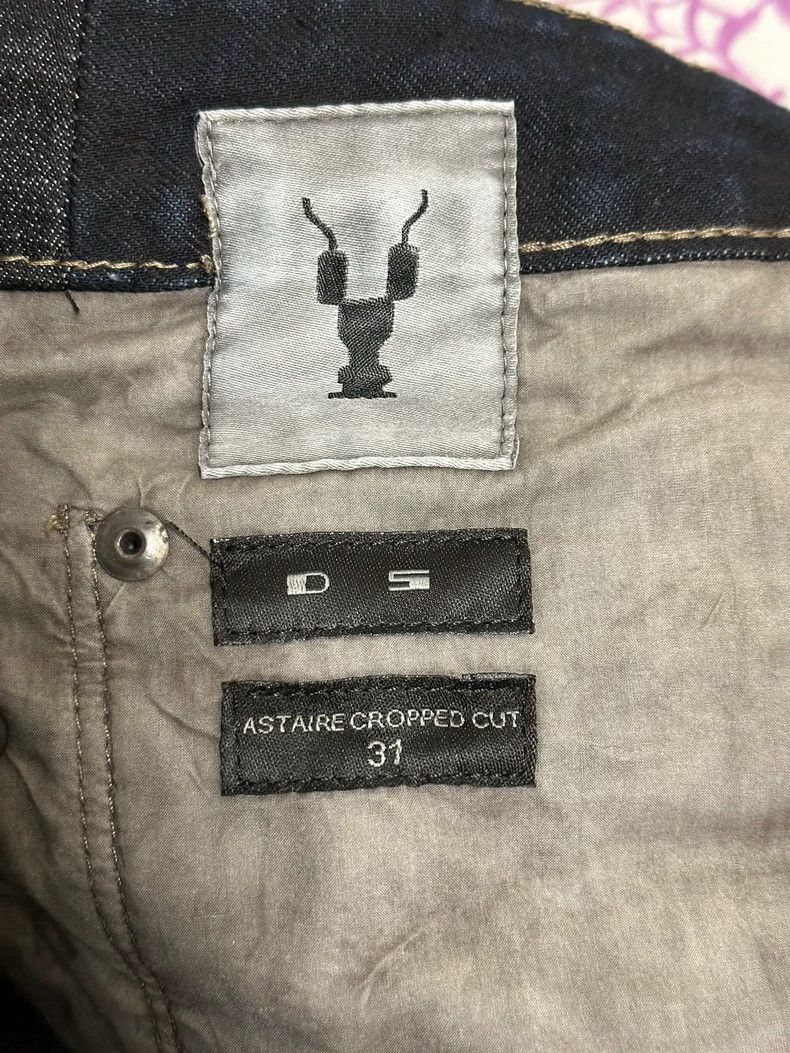 Rick Owens Drkshdw Rick Owens DKSHDW Raw Denim Cropped Pants - dmc Size US 34 / EU 50 - 3 Thumbnail