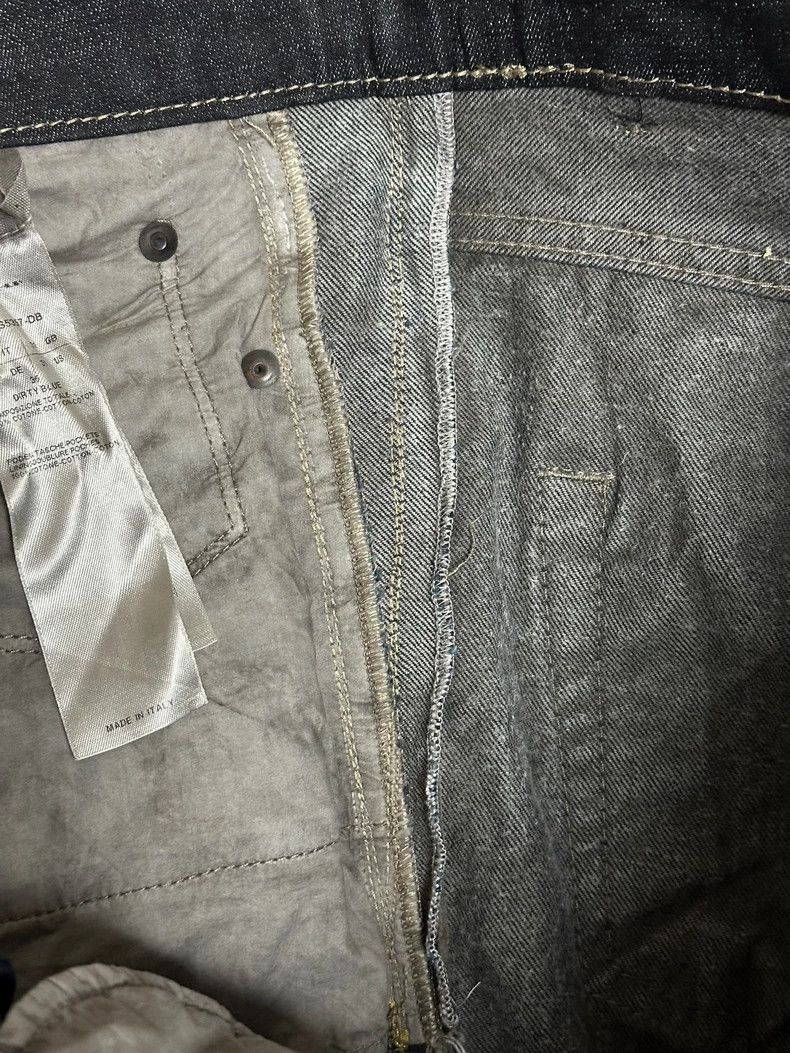 Rick Owens Drkshdw Rick Owens DKSHDW Raw Denim Cropped Pants - dmc Size US 34 / EU 50 - 8 Thumbnail