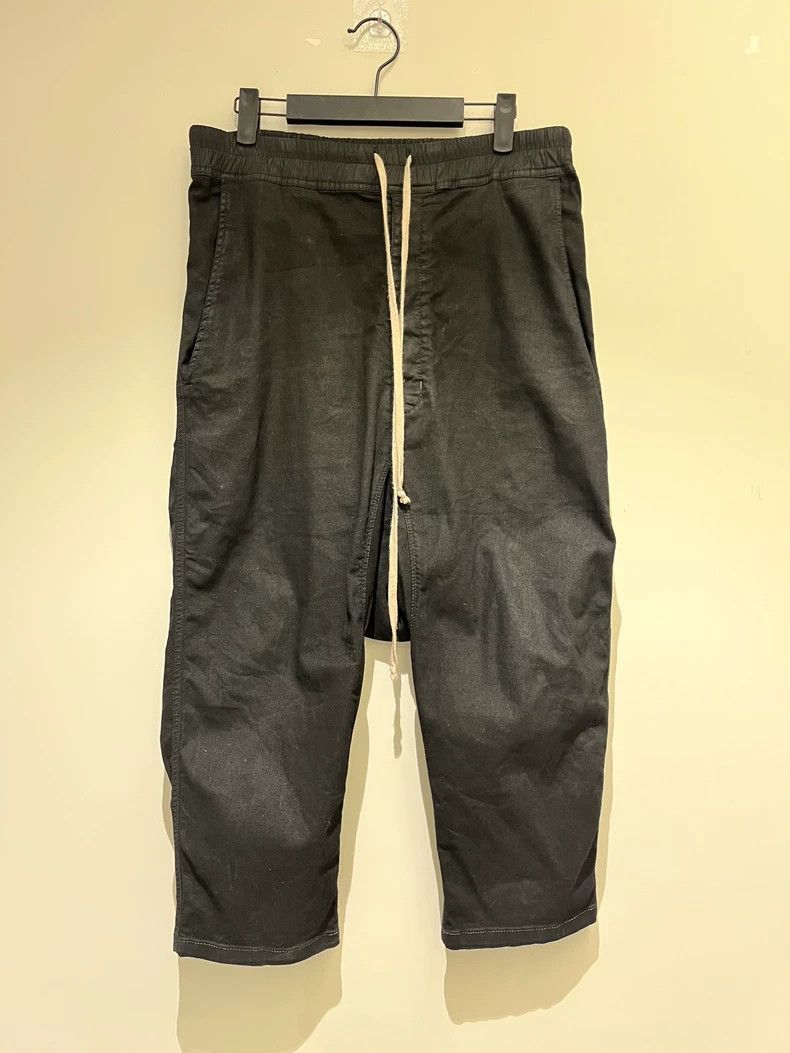Rick Owens Drkshdw RickOwens DRKSHDW Cropped Casual Pants - dmc Size US 30 / EU 46 - 4 Thumbnail