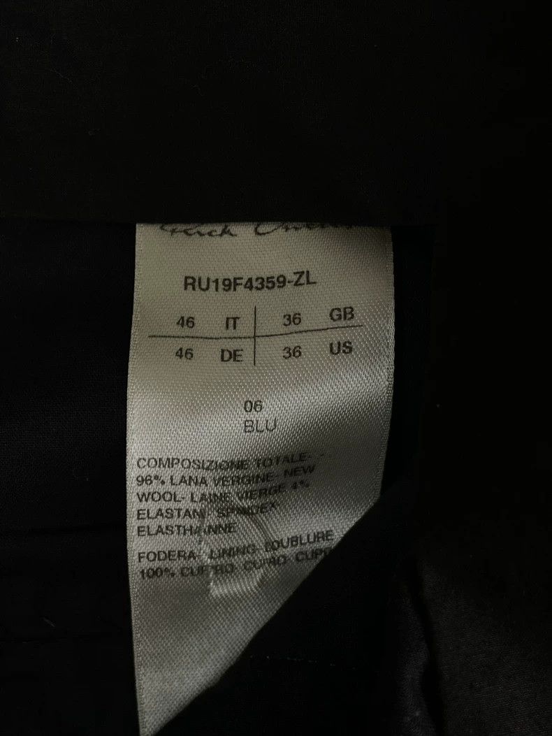 Rick Owens Rick Owens Gray Cropped Dress Pants - dmc Size US 32 / EU 48 - 3 Thumbnail