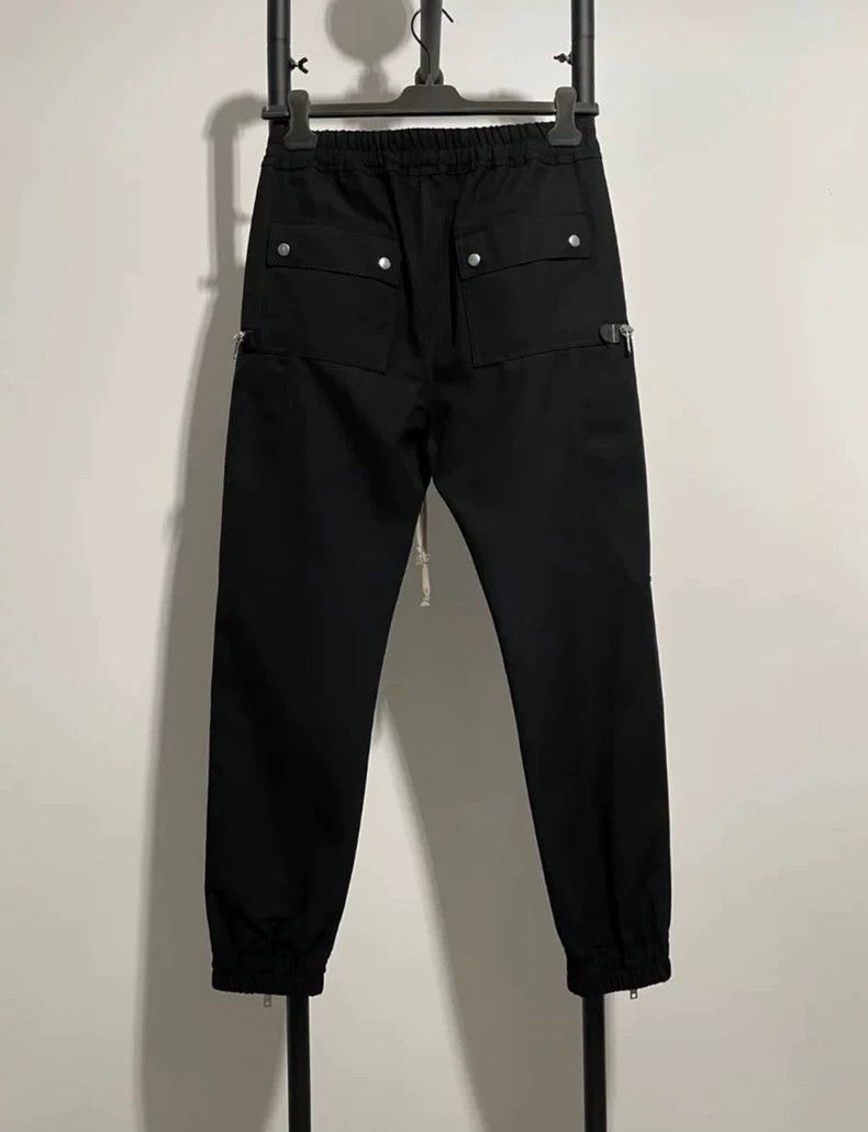 Rick Owens Rick Owens Black Cargo Jogger Pants - dmc Size US 32 / EU 48 - 2 Thumbnail