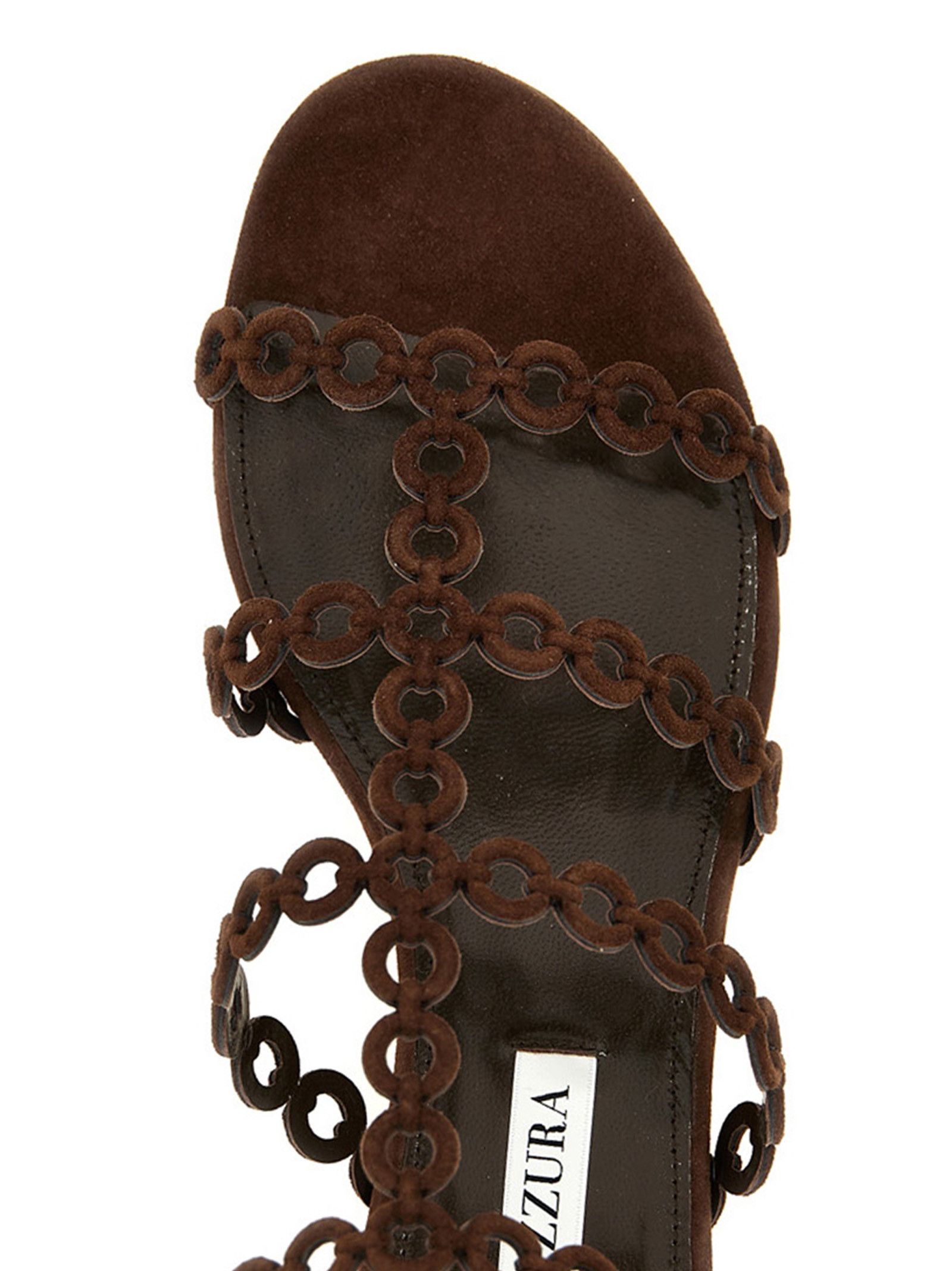 Aquazzura 'Infinity Chain Gladiator' Sandals Size US 6.5 / IT 36.5 - 4 Thumbnail