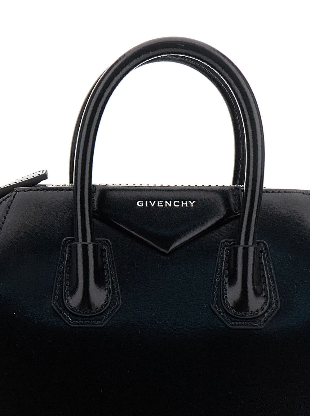 Givenchy Black Small Handbag 'Antigona' with Laminated Logo in Leather for Women Size ONE SIZE - 5 Thumbnail