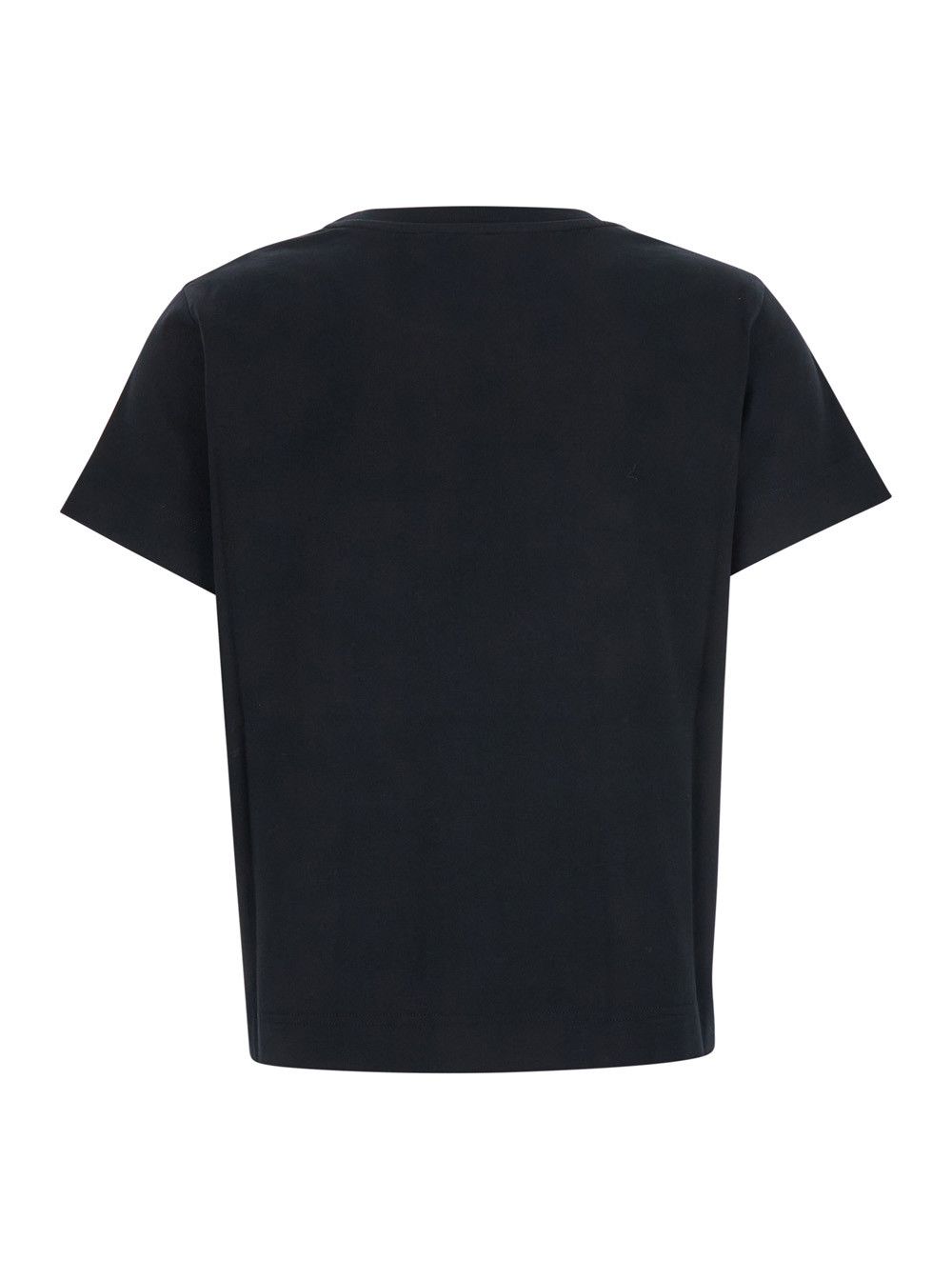 Givenchy Black T-Shirt with Lettering Logo on the Front in Cotton Woman Size M / US 6-8 / IT 42-44 - 2 Thumbnail