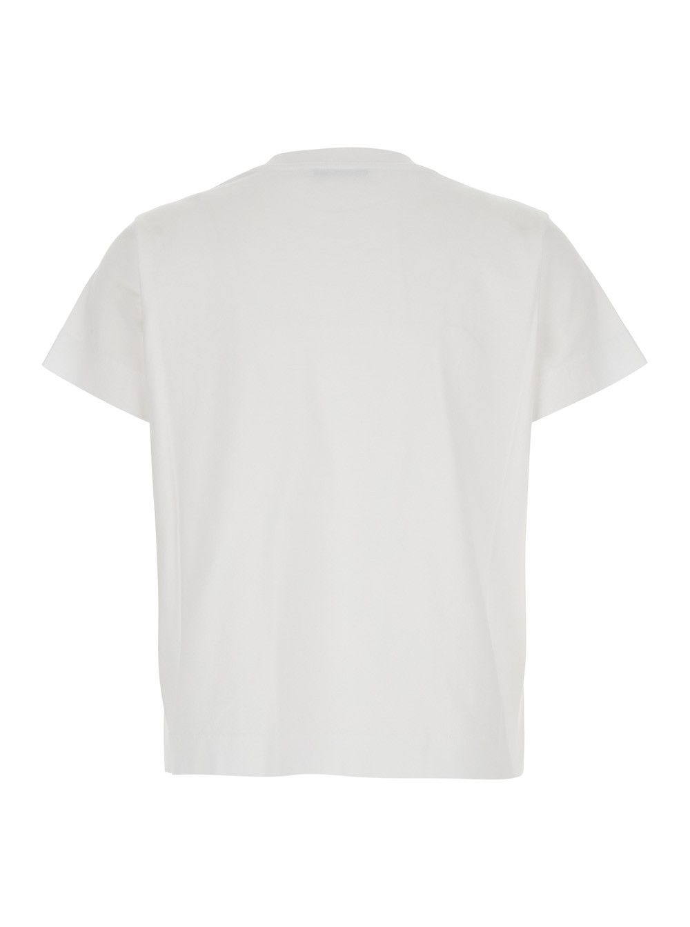 Givenchy White T-Shirt with Lettering Logo on the Front in Cotton Woman Size L / US 10 / IT 46 - 2 Thumbnail