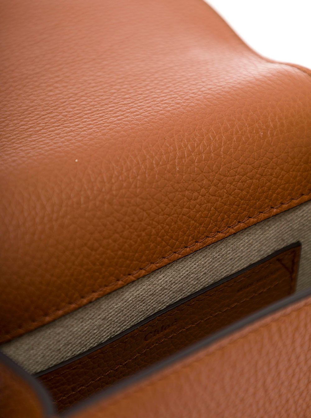 Chloe Marcie' Brown Leather Saddle Bag Size ONE SIZE - 3 Thumbnail