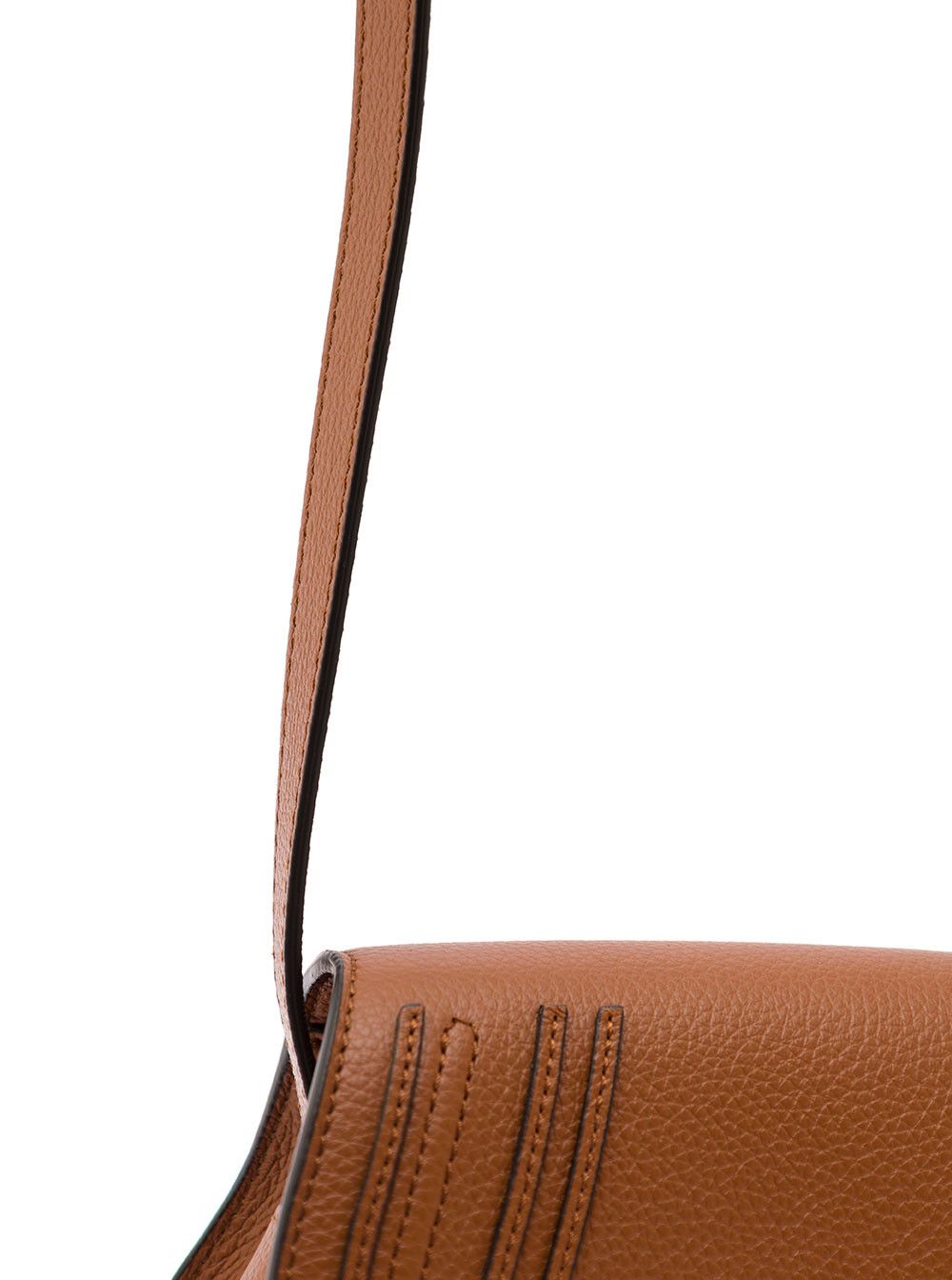 Chloe Marcie' Brown Leather Saddle Bag Size ONE SIZE - 4 Thumbnail