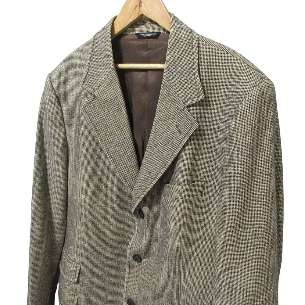 Dolce & Gabbana Dolce & Gabbana Dolce&Gabbana Portofino Glen Check Denim Tailored Jacket Denim Outerwear DUTY FREE for USA Size ONE SIZE - 2 Thumbnail