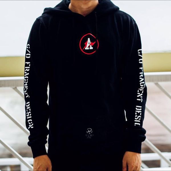 Off white fragment hoodie sale