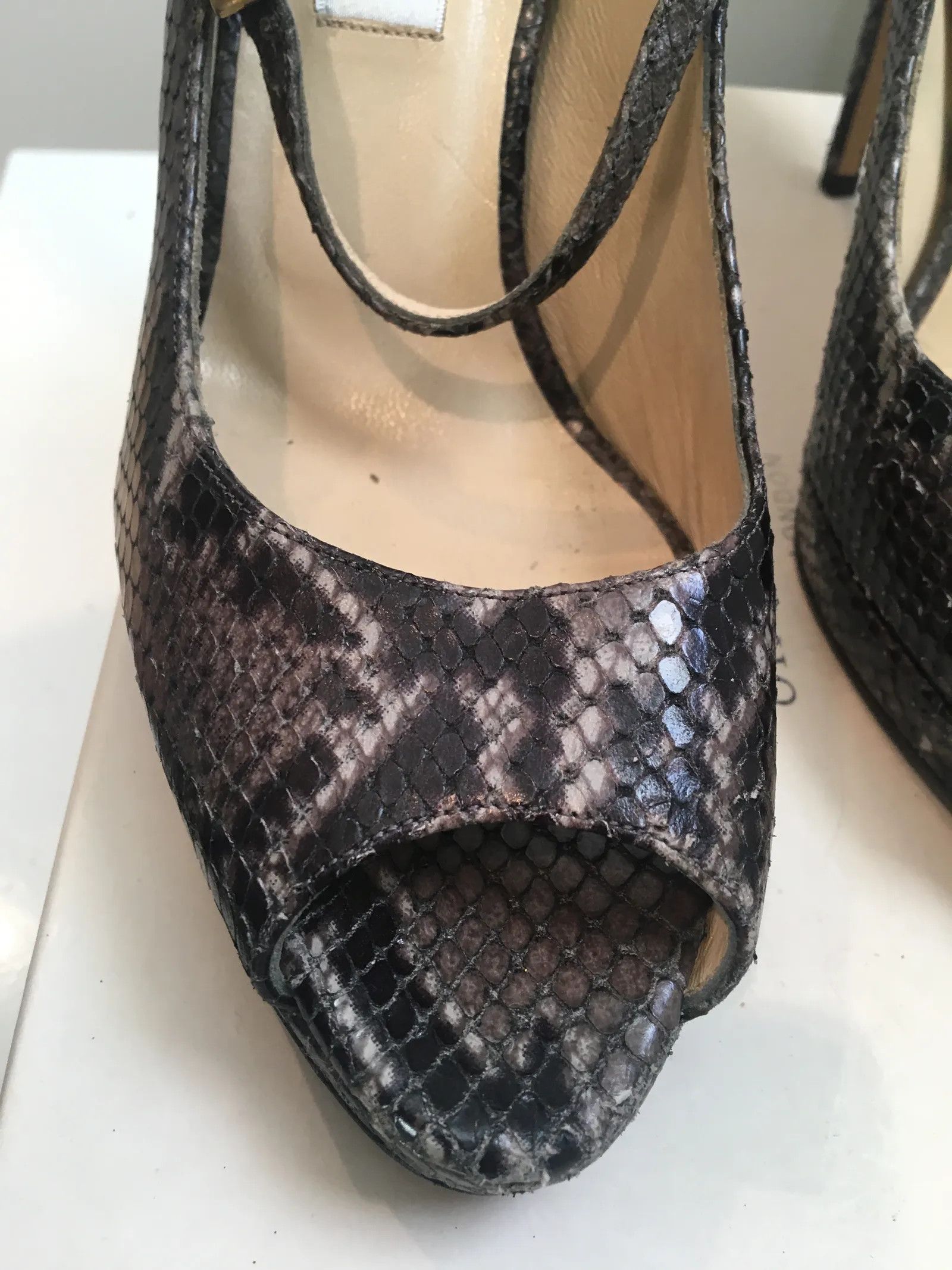 Jimmy Choo Jimmy Choo 112 Amina Heels Size US 8.5 / IT 38.5 - 4 Thumbnail