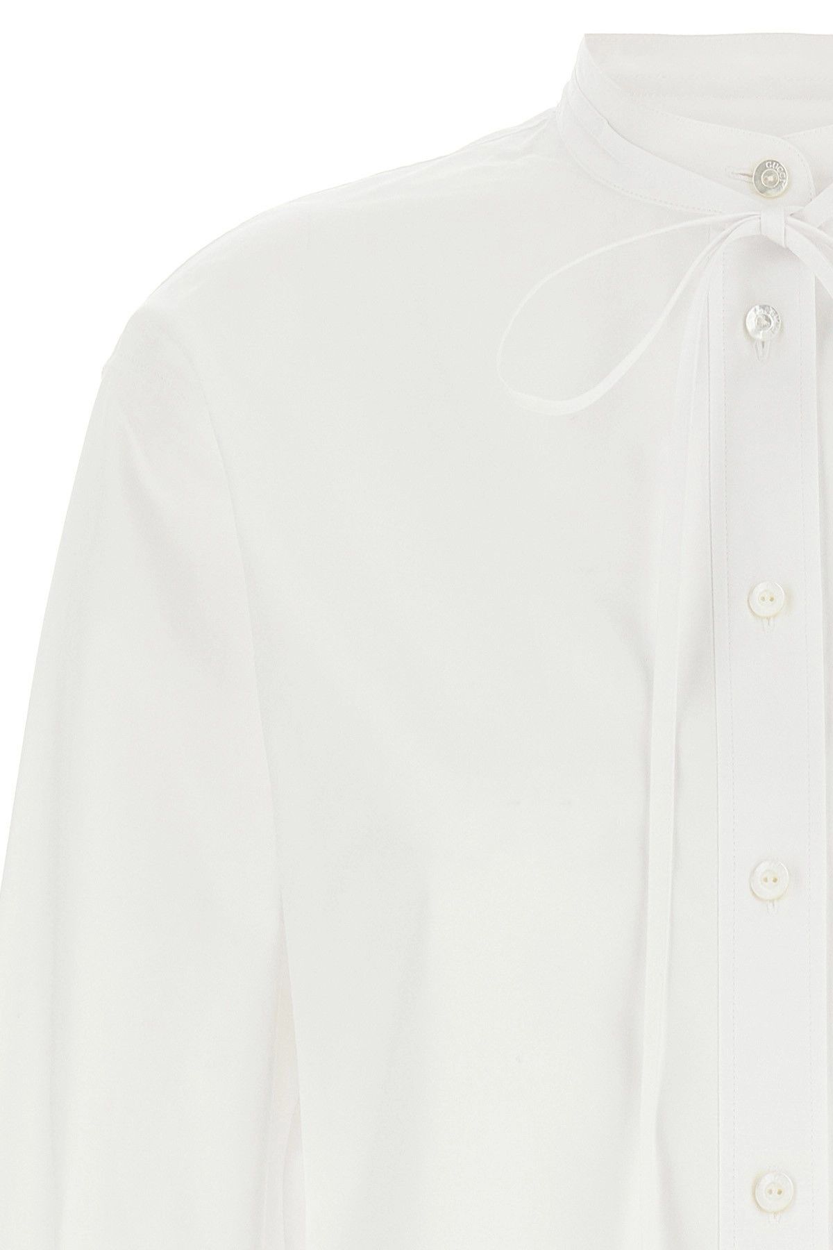 Gucci Double G embroidery shirt Size M / US 6-8 / IT 42-44 - 3 Thumbnail