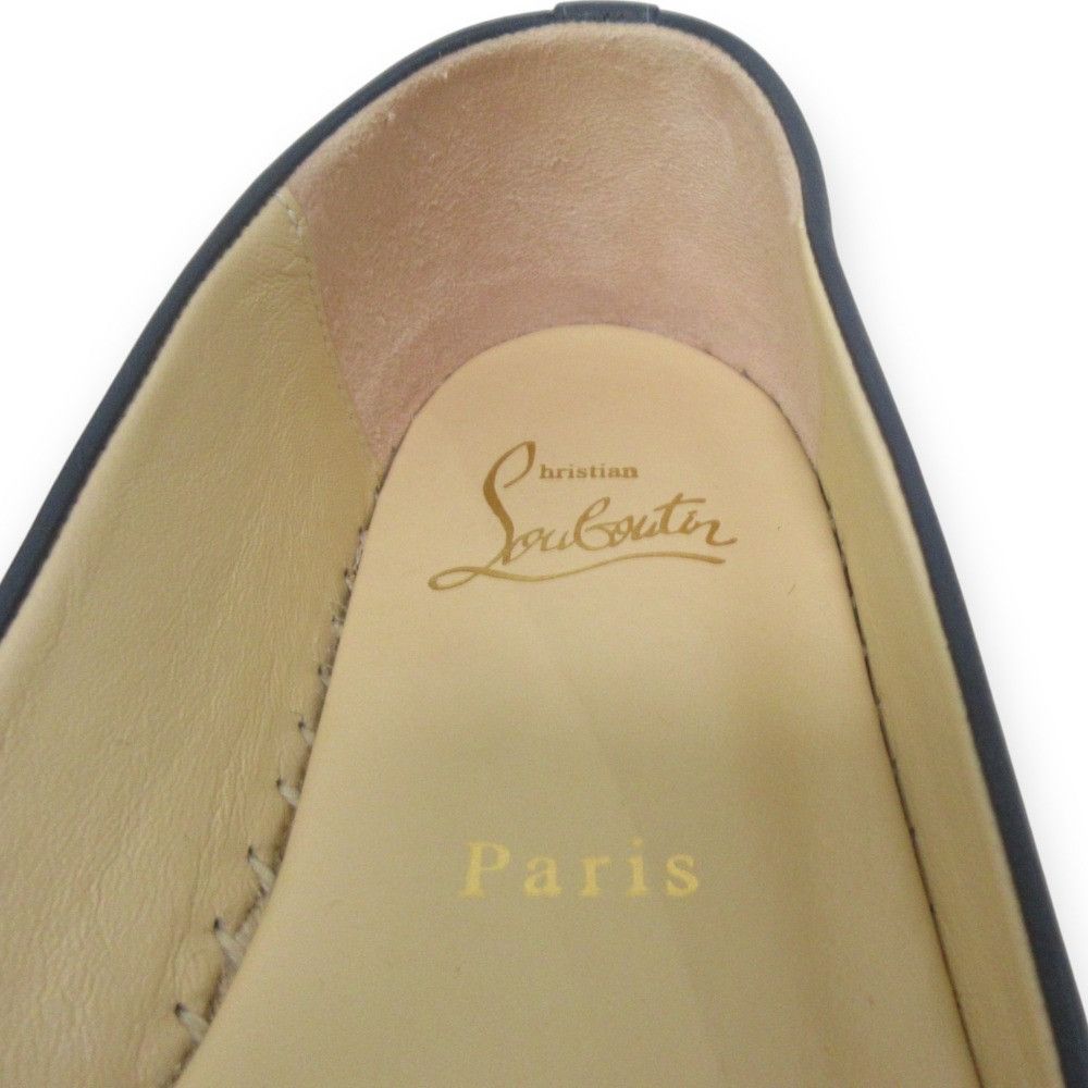 Christian Louboutin Christian Louboutin Christian Louboutin Spike Studs Espadrille Flats Leather Shoes DUTY FREE for USA Size ONE SIZE - 7 Thumbnail