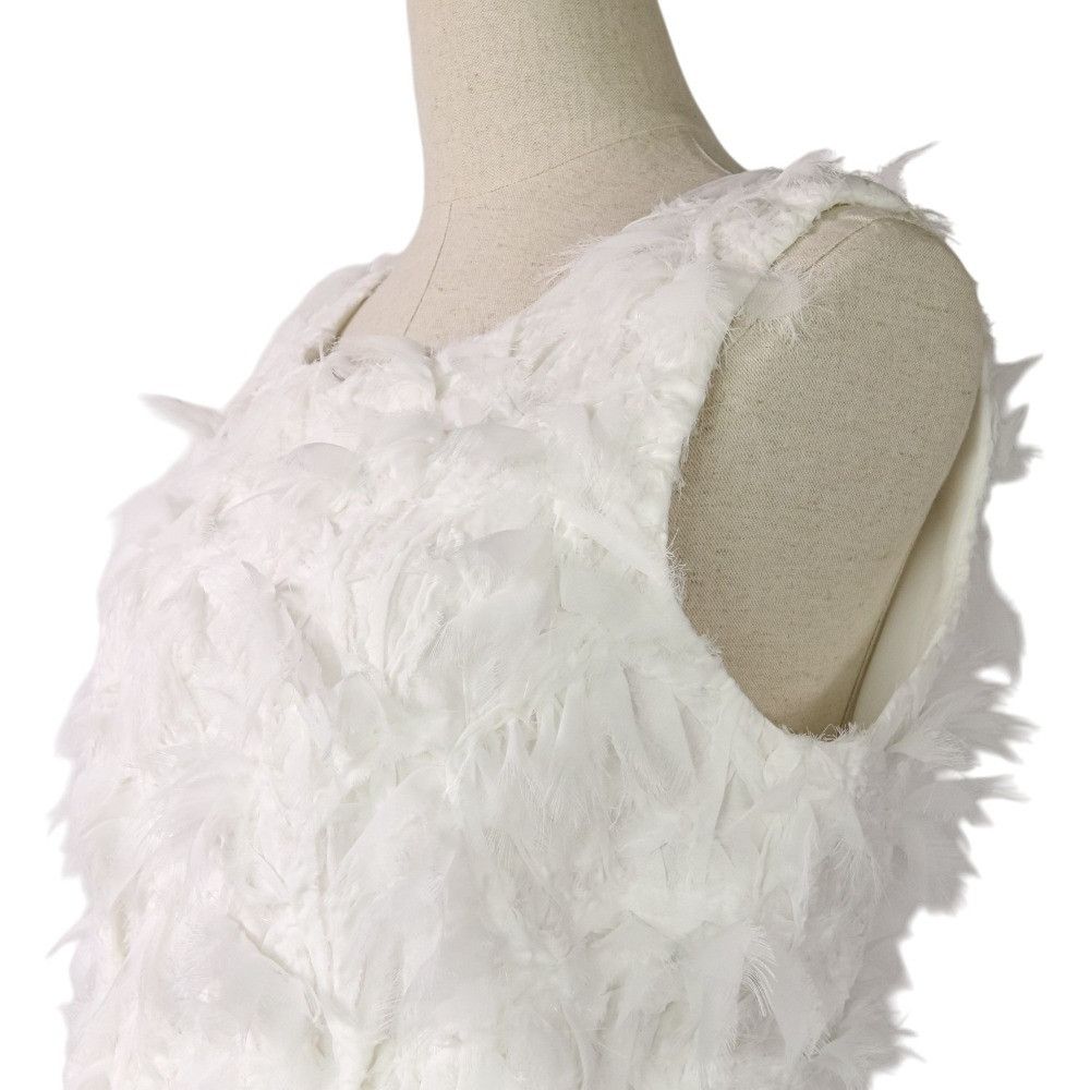 Other Other FABIANA FILIPPI Feather Tulle Sleeveless Top Others Tops DUTY FREE for USA Size ONE SIZE - 4 Thumbnail