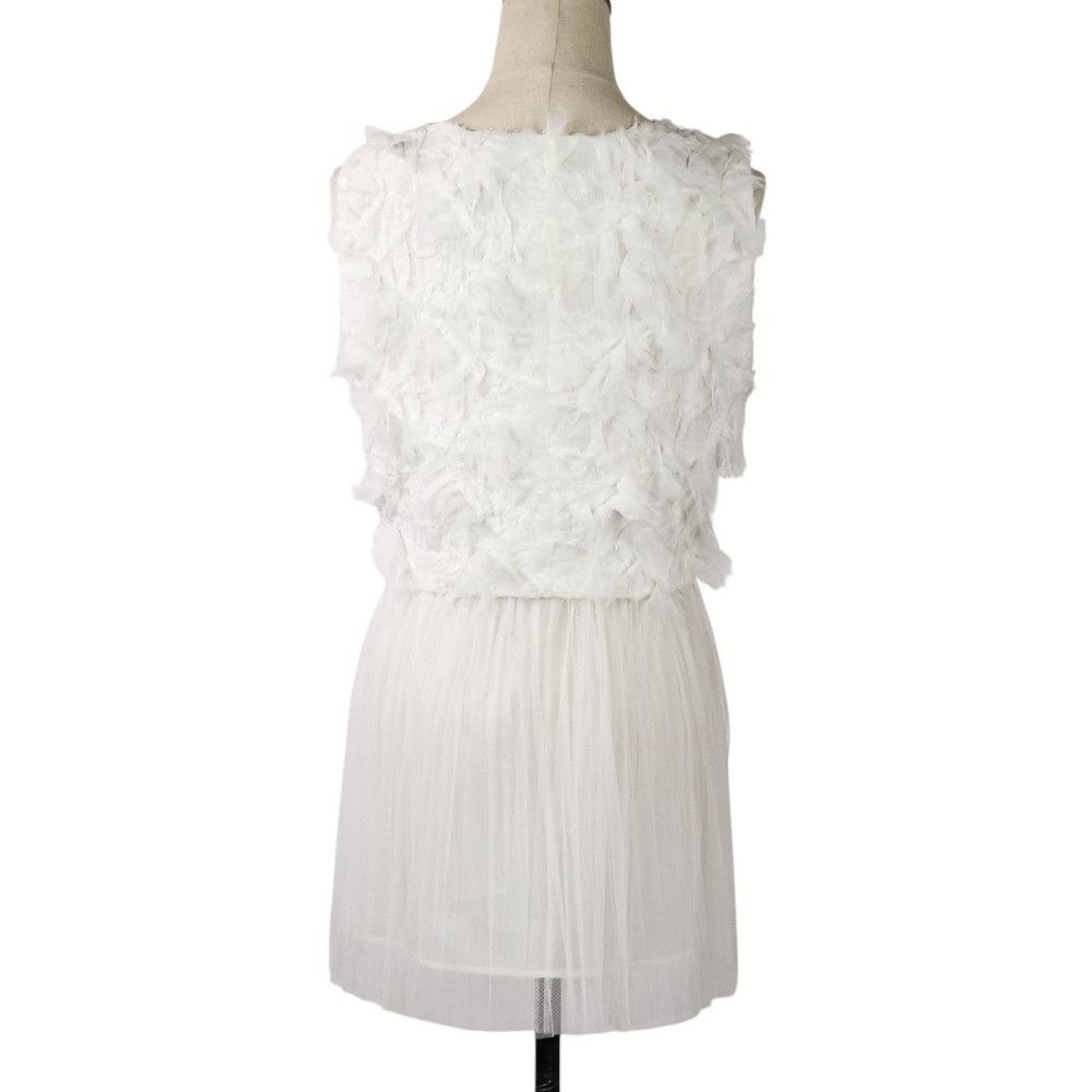 Other Other FABIANA FILIPPI Feather Tulle Sleeveless Top Others Tops DUTY FREE for USA Size ONE SIZE - 3 Thumbnail