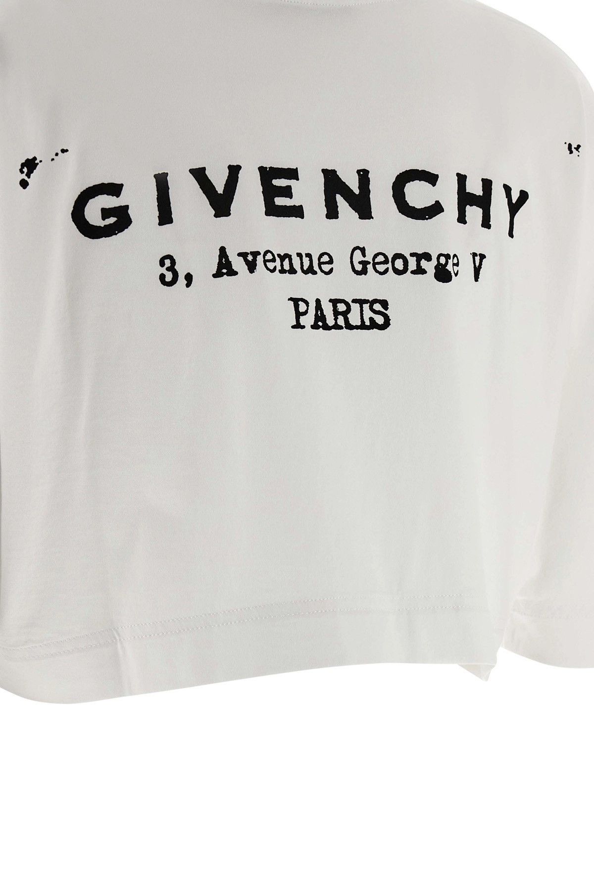 Givenchy Cropped T-shirt Size XS / US 0-2 / IT 36-38 - 4 Thumbnail