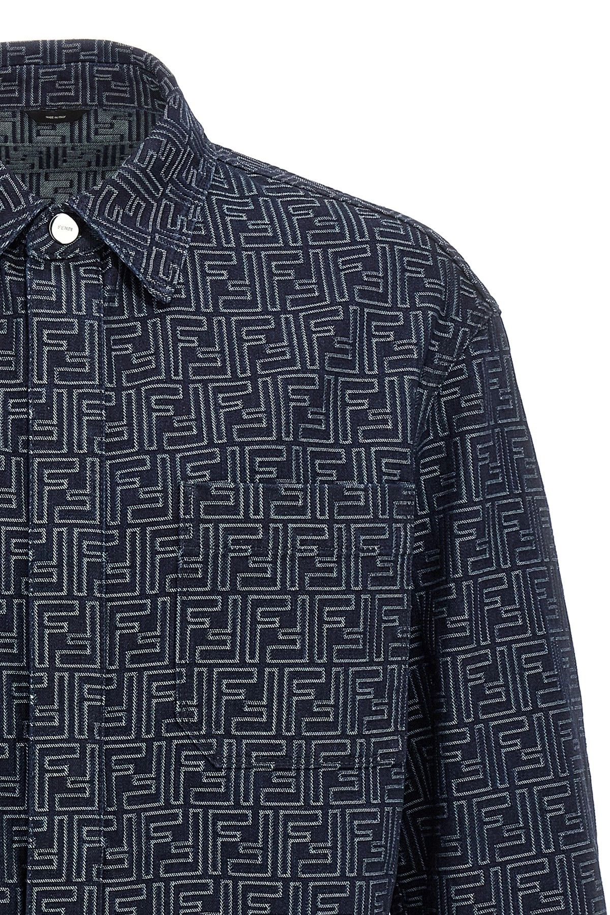 Fendi Overshirt denim FF Size US XL / EU 56 / 4 - 3 Thumbnail
