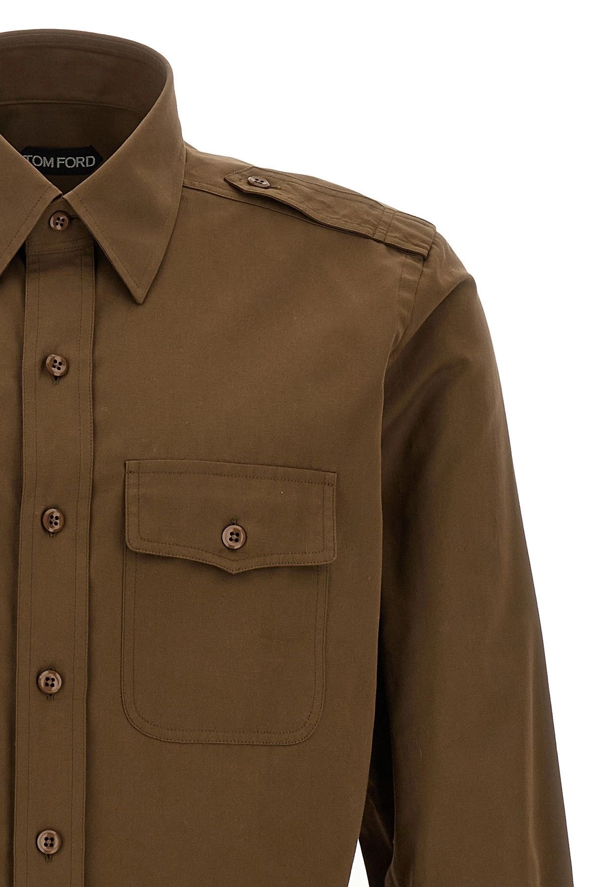 Tom Ford 'Military' shirt Size US XL / EU 56 / 4 - 3 Thumbnail