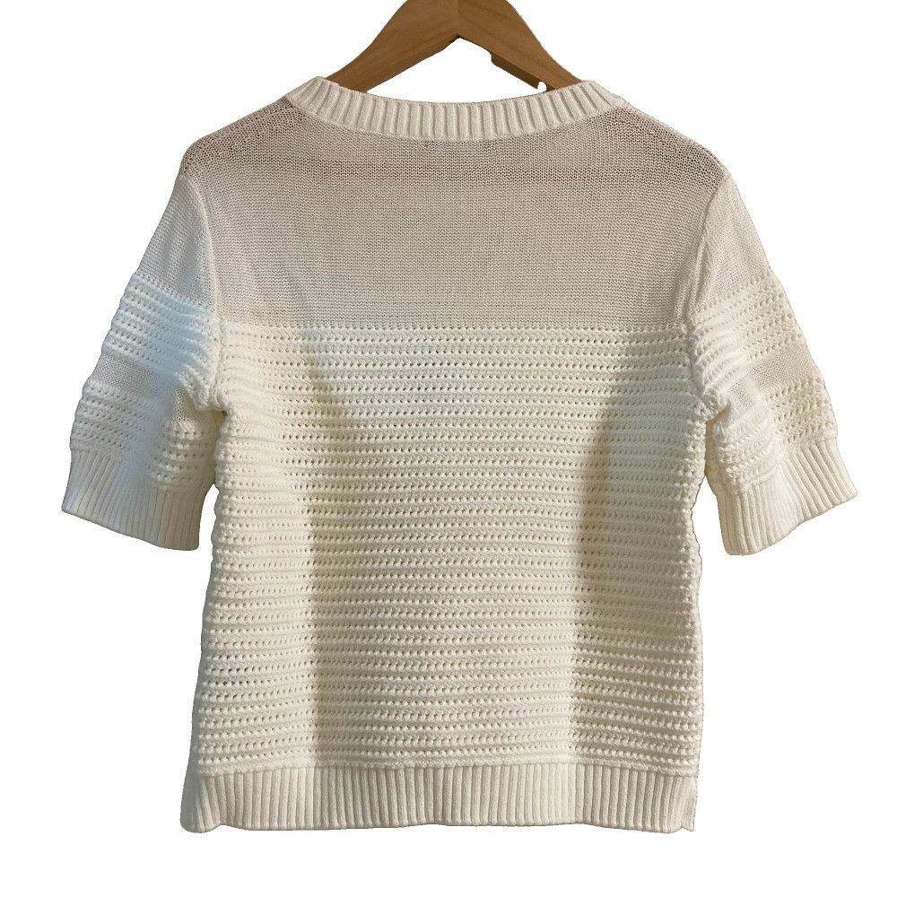 Theory Theory Theory Luxe COTOCO SARAH Knit Pullover Cotton Tops DUTY FREE for USA Size ONE SIZE - 2 Thumbnail