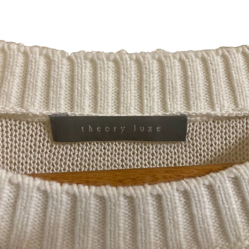 Theory Theory Theory Luxe COTOCO SARAH Knit Pullover Cotton Tops DUTY FREE for USA Size ONE SIZE - 4 Thumbnail