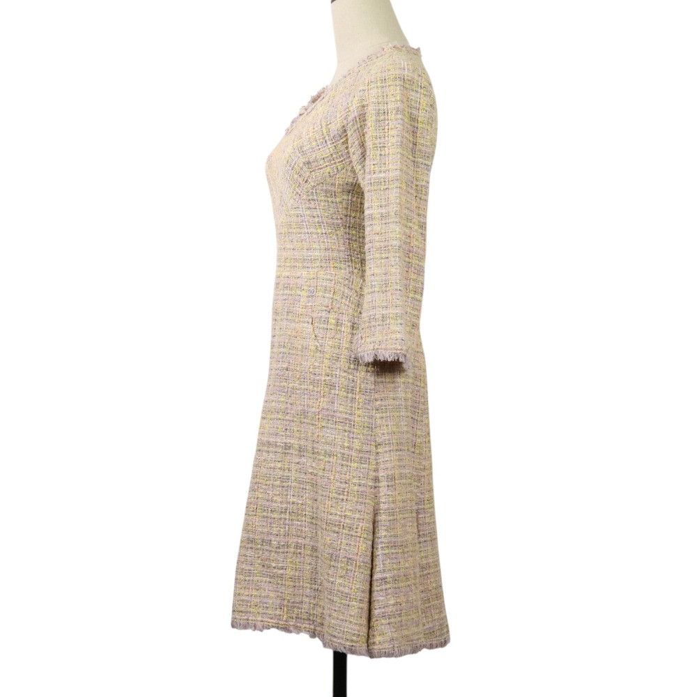 Chanel Chanel Chanel Coco Mark Summer Tweed Dress Others Dresses P22994 DUTY FREE for USA Size ONE SIZE - 3 Thumbnail