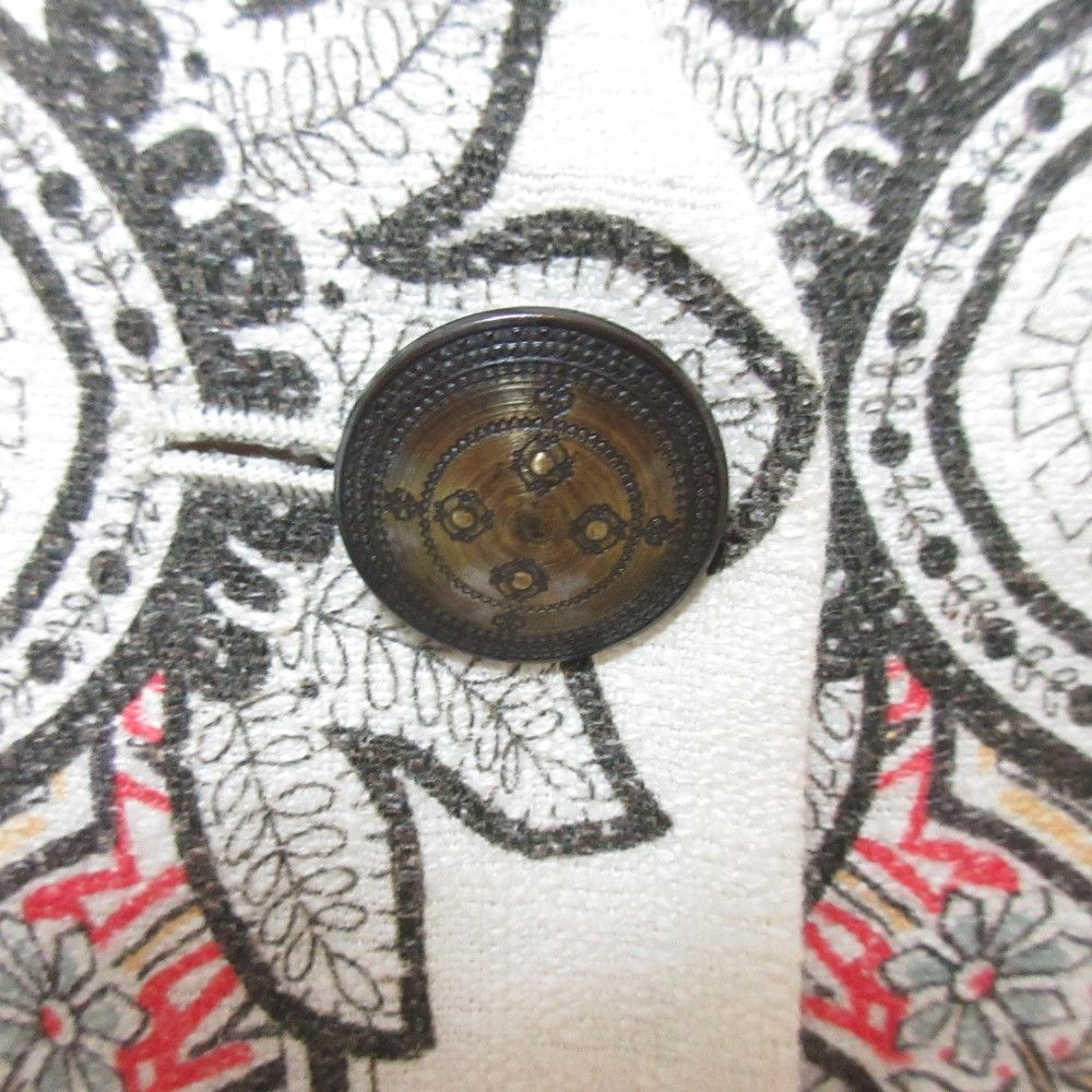 Other Other Etro Paisley Linen Silk Blend Collarless Coat Natural Material Outerwear DUTY FREE for USA Size ONE SIZE - 8 Thumbnail