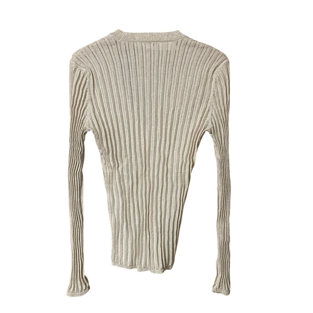Other Other NARACAMICIE Lame Pleated Rib Knit Cardigan Others Tops DUTY FREE for USA Size ONE SIZE - 2 Thumbnail