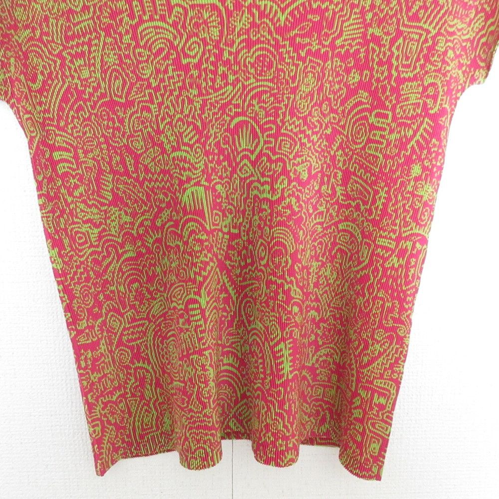 Issey Miyake Issey Miyake PLEATS PLEASE Short Sleeve Top Cotton Tops DUTY FREE for USA Size ONE SIZE - 5 Thumbnail