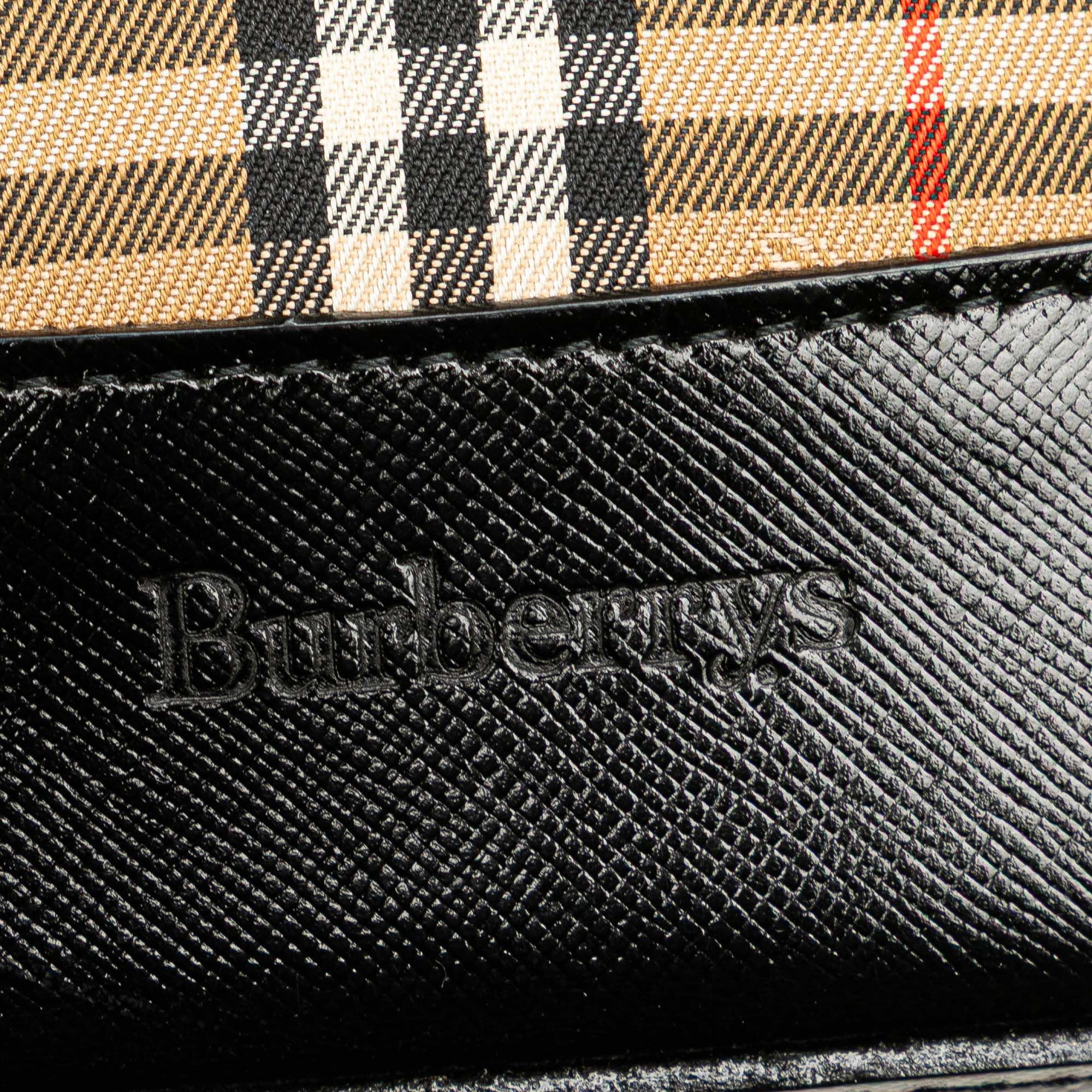 Burberry Haymarket Check Canvas Tote