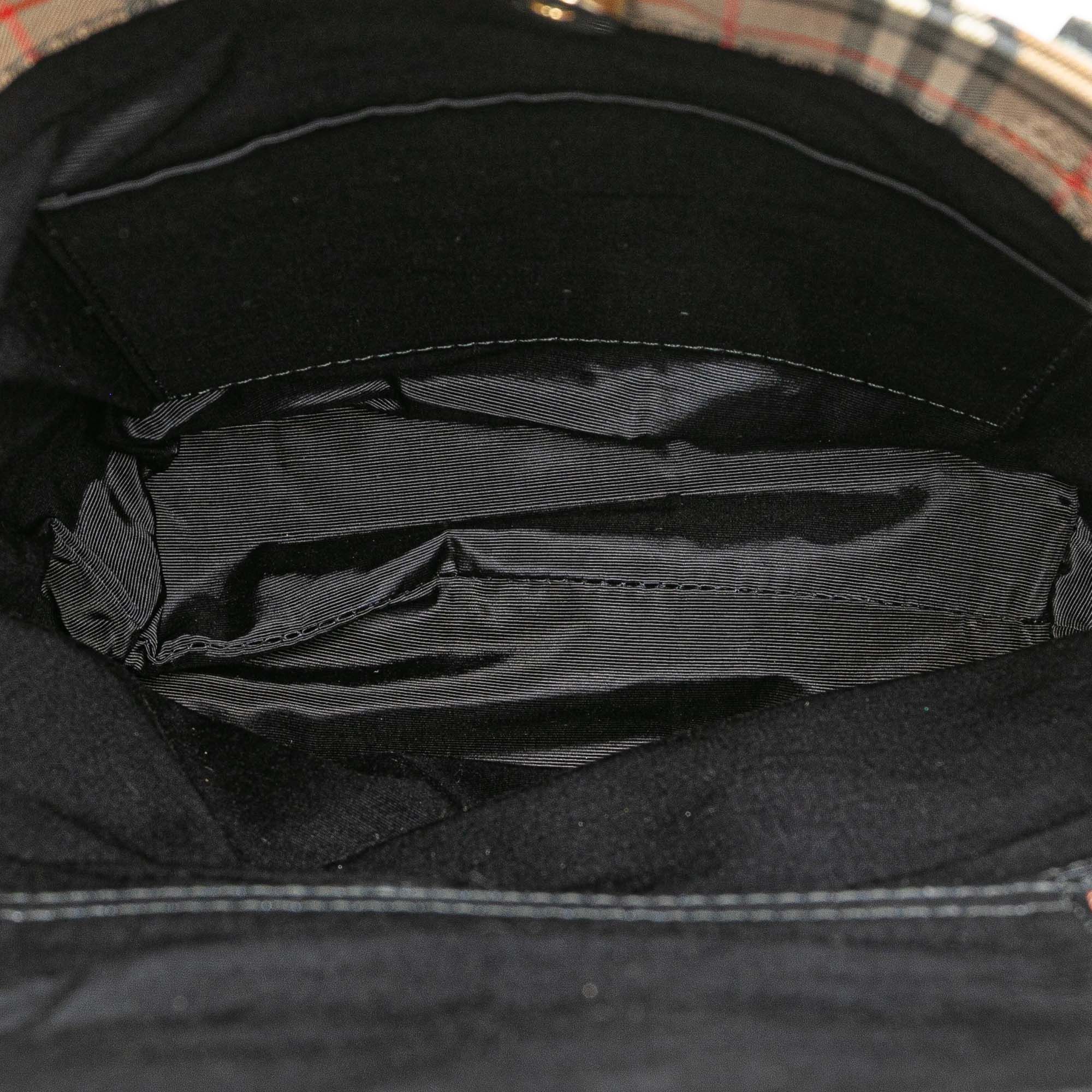 Burberry Haymarket Check Canvas Tote