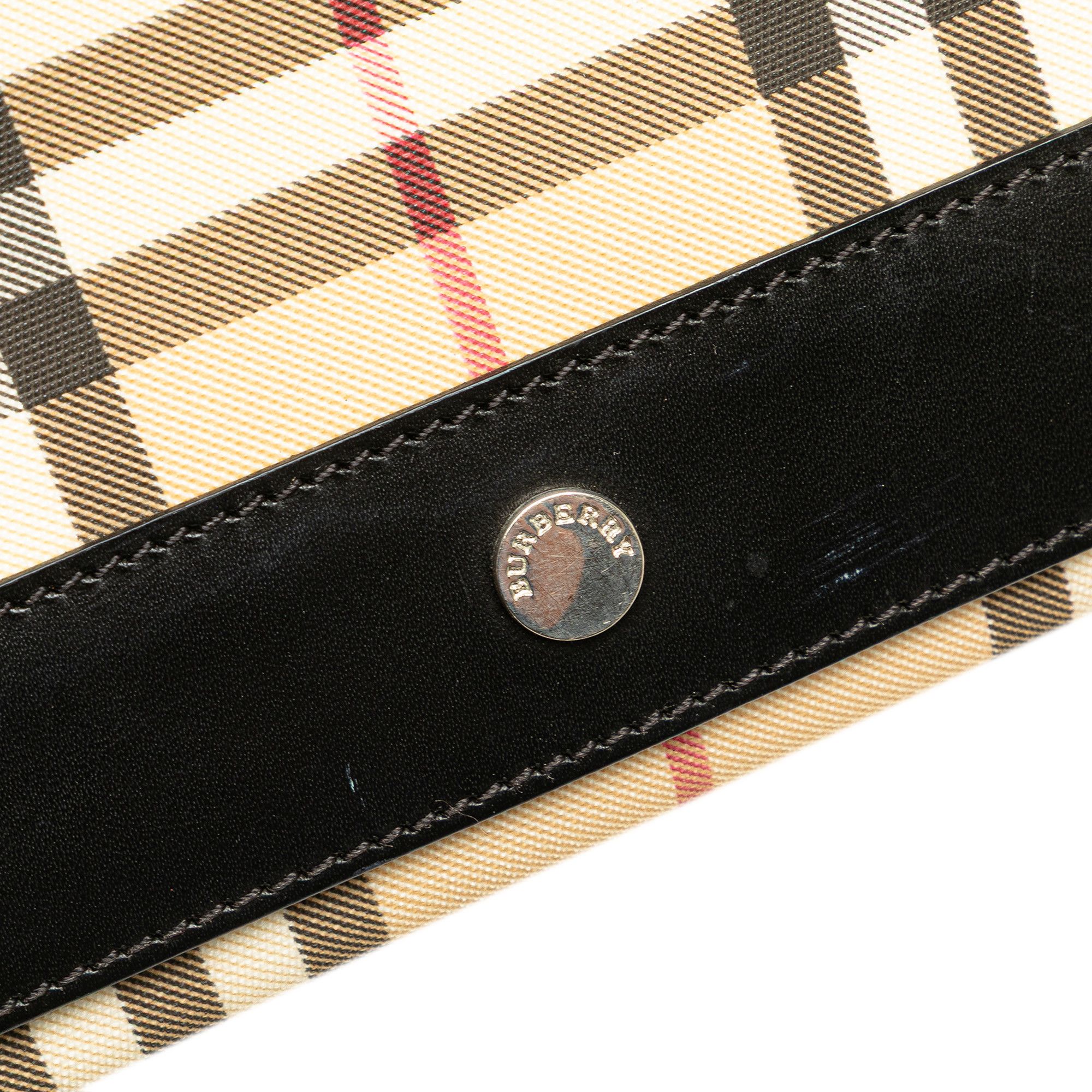 Burberry Burberry House Check Canvas Flap Crossbody Size ONE SIZE - 7 Thumbnail
