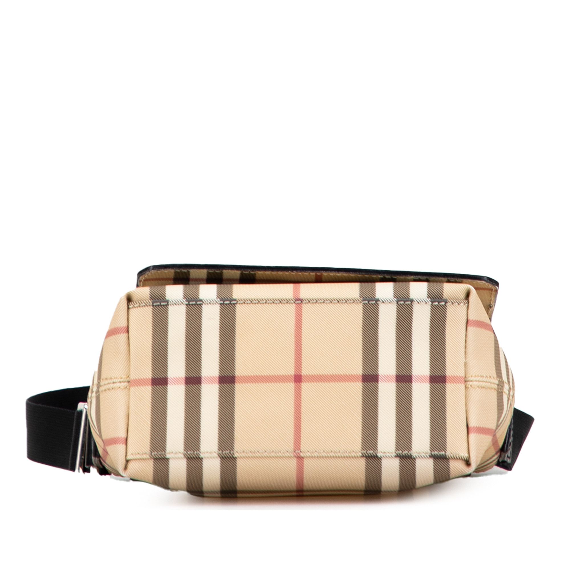 Burberry Burberry House Check Canvas Flap Crossbody Size ONE SIZE - 3 Thumbnail