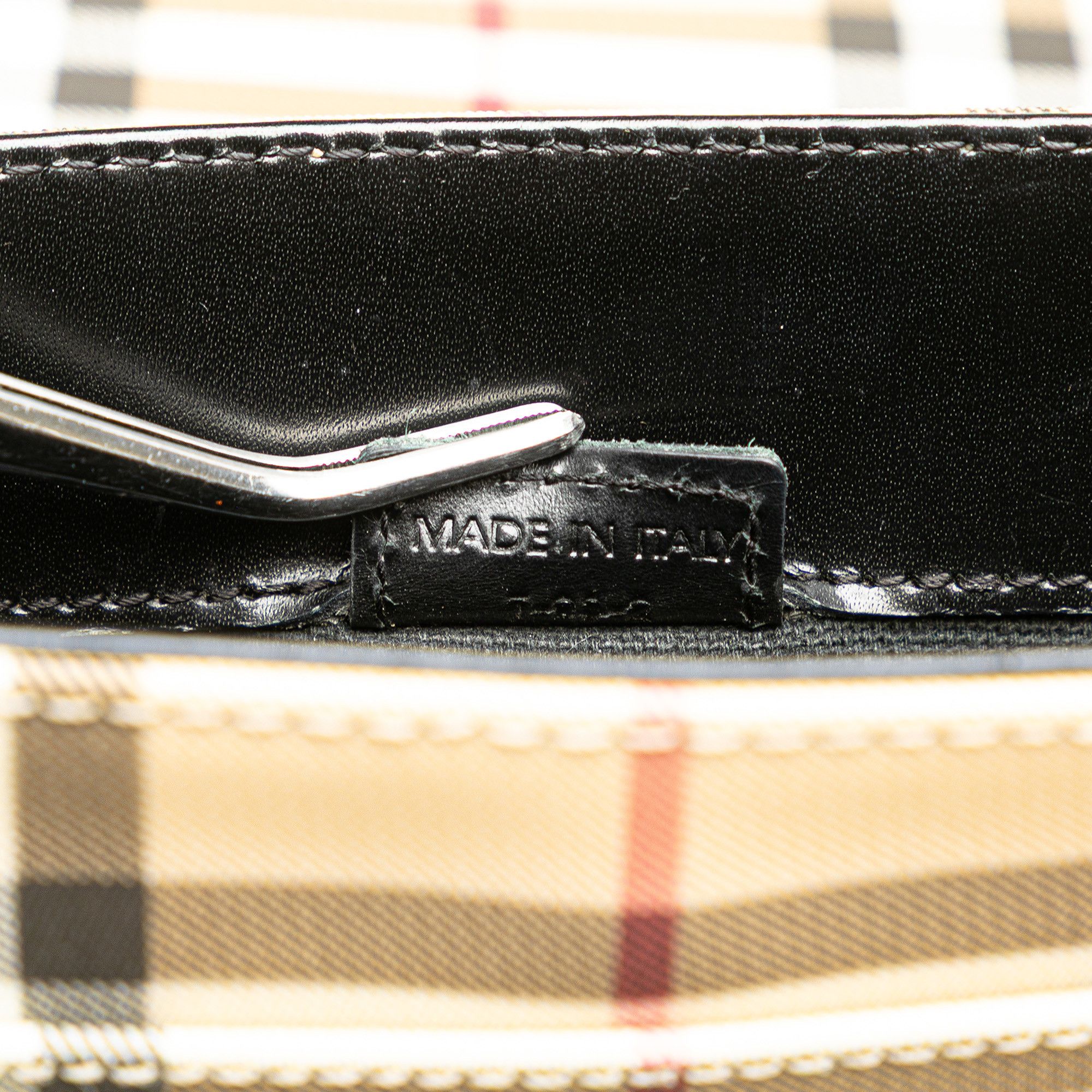 Burberry Burberry House Check Canvas Flap Crossbody Size ONE SIZE - 6 Thumbnail