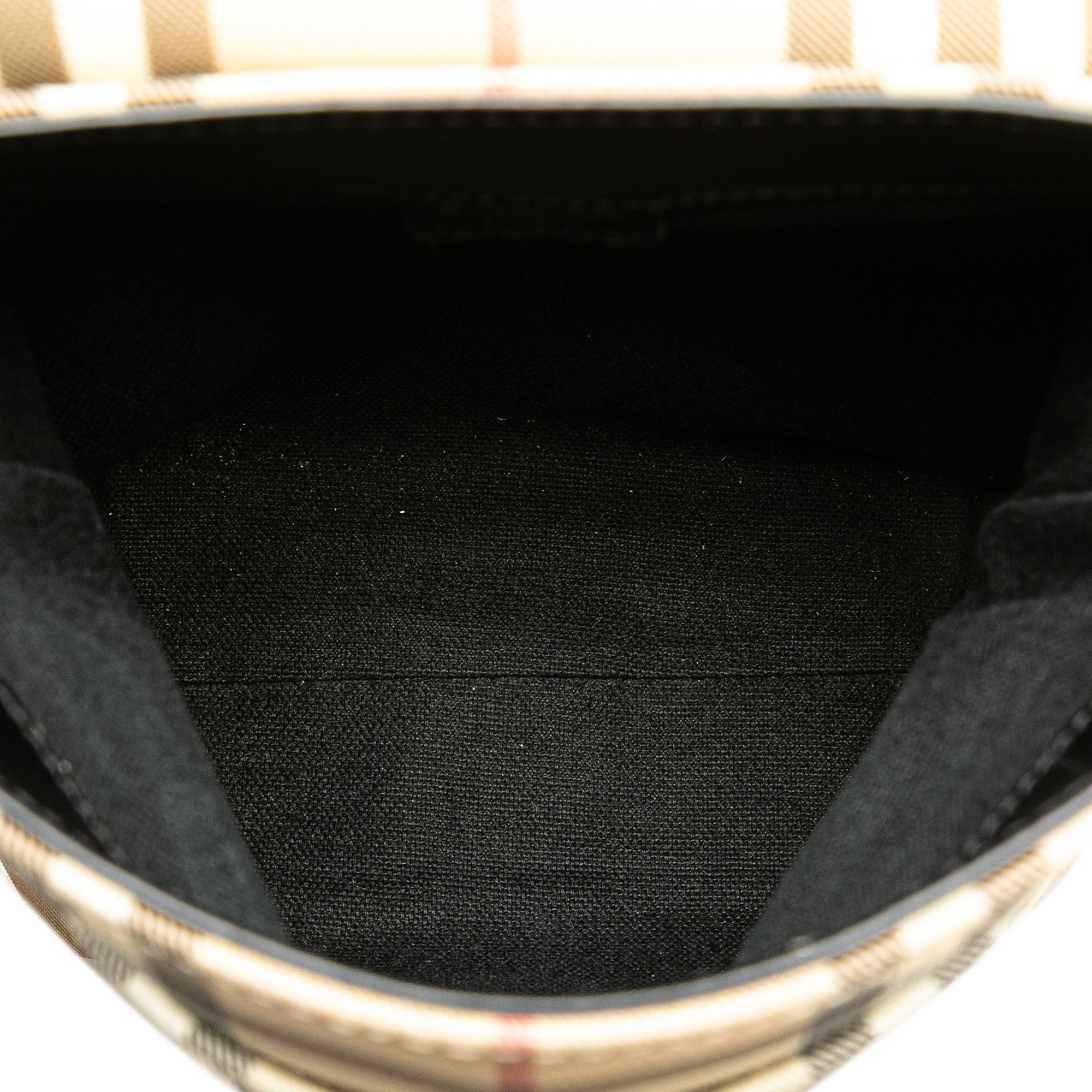 Burberry Burberry House Check Canvas Flap Crossbody Size ONE SIZE - 4 Thumbnail