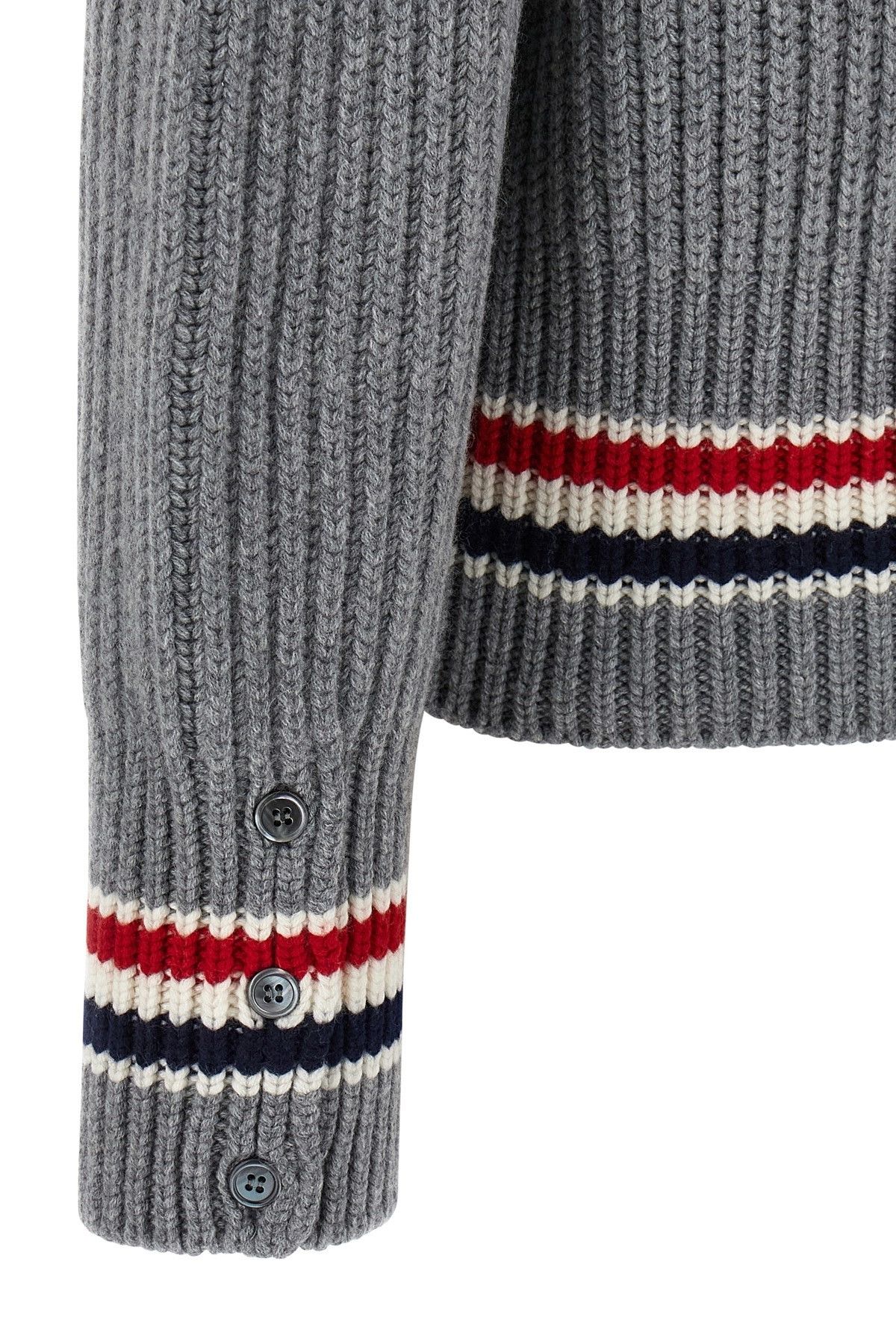 Thom Browne RWB tape cardigan Size US M / EU 48-50 / 2 - 5 Thumbnail