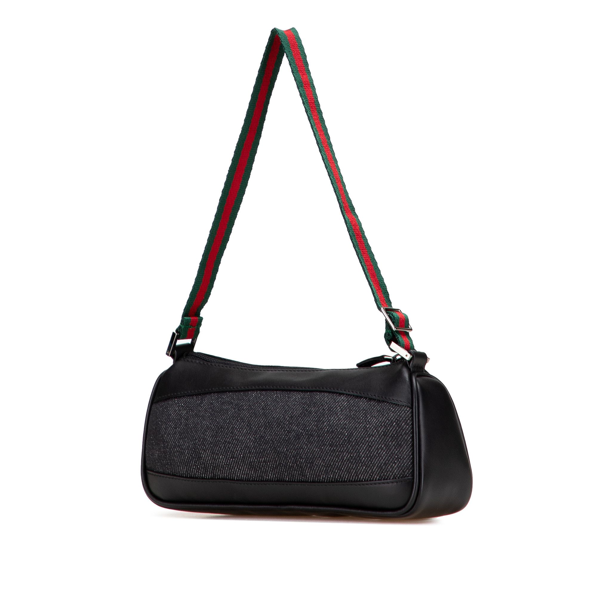 Gucci Gucci Denim Web Shoulder Bag Size ONE SIZE - 2 Thumbnail