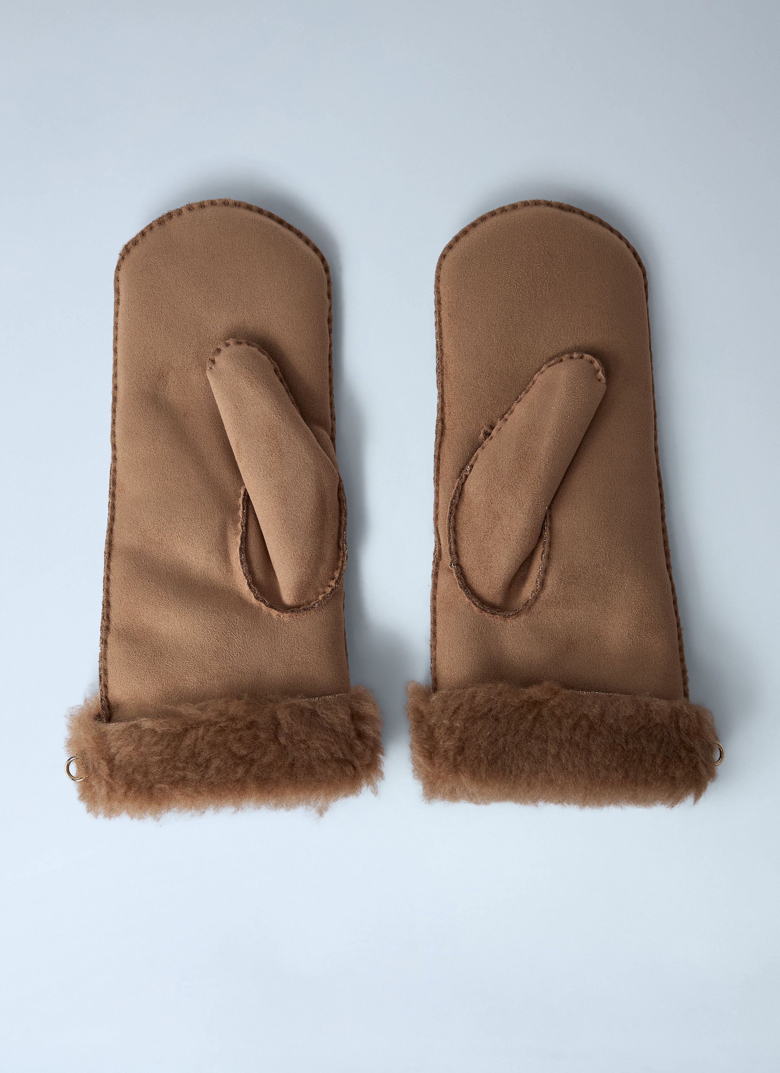 Max Mara Sand Gloves Size ONE SIZE - 2 Thumbnail
