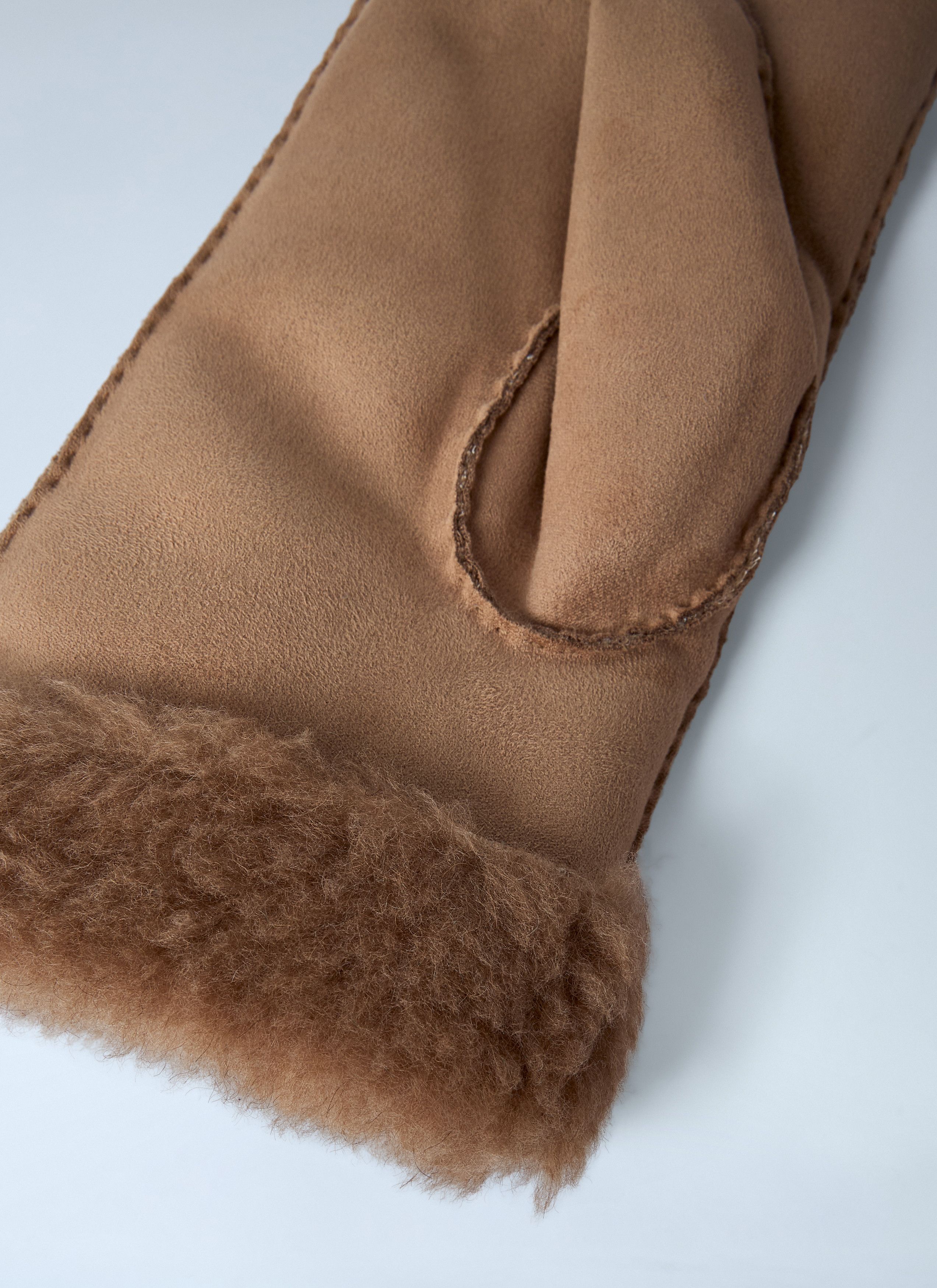 Max Mara Sand Gloves Size ONE SIZE - 4 Thumbnail