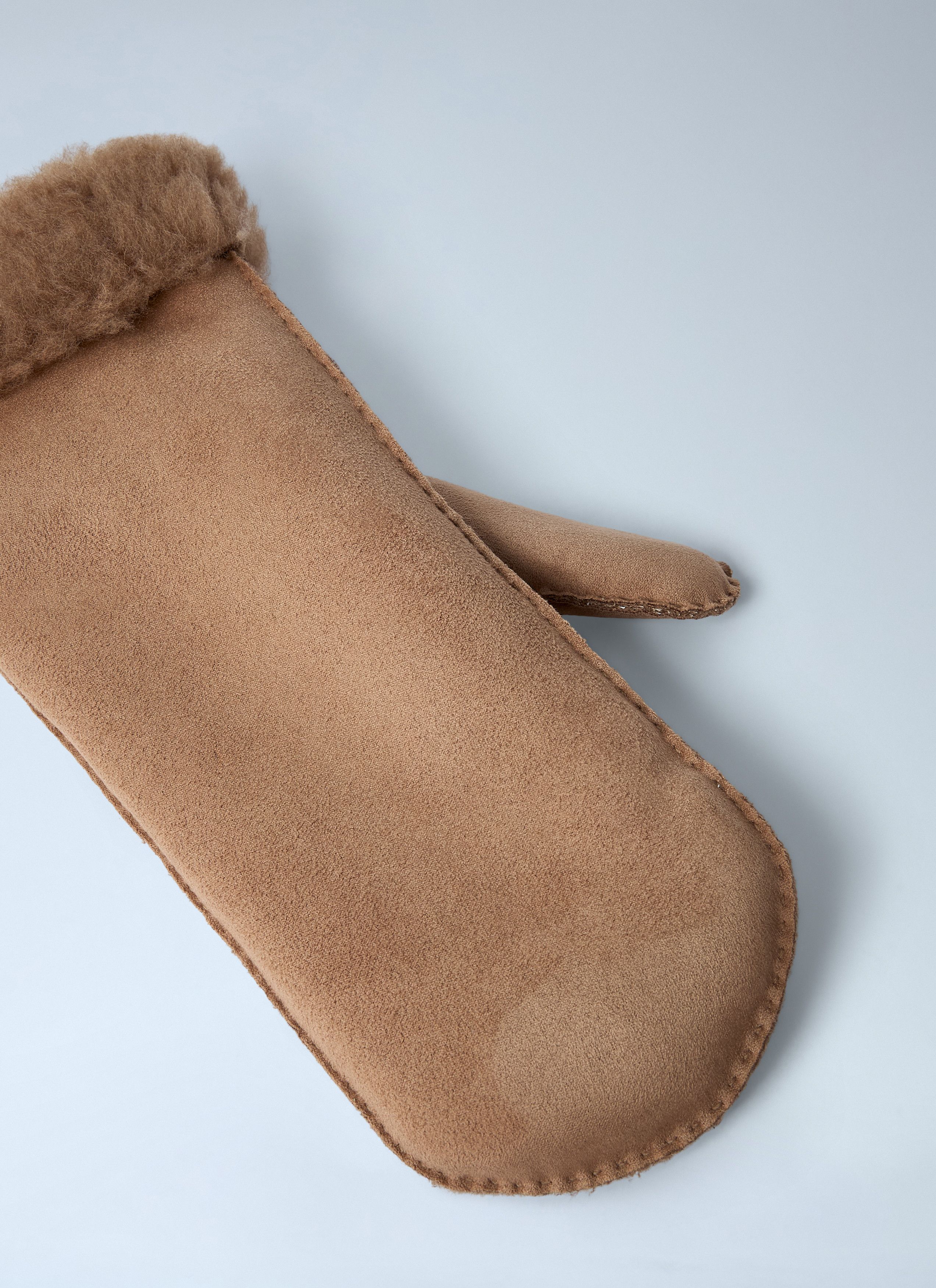 Max Mara Sand Gloves Size ONE SIZE - 3 Thumbnail