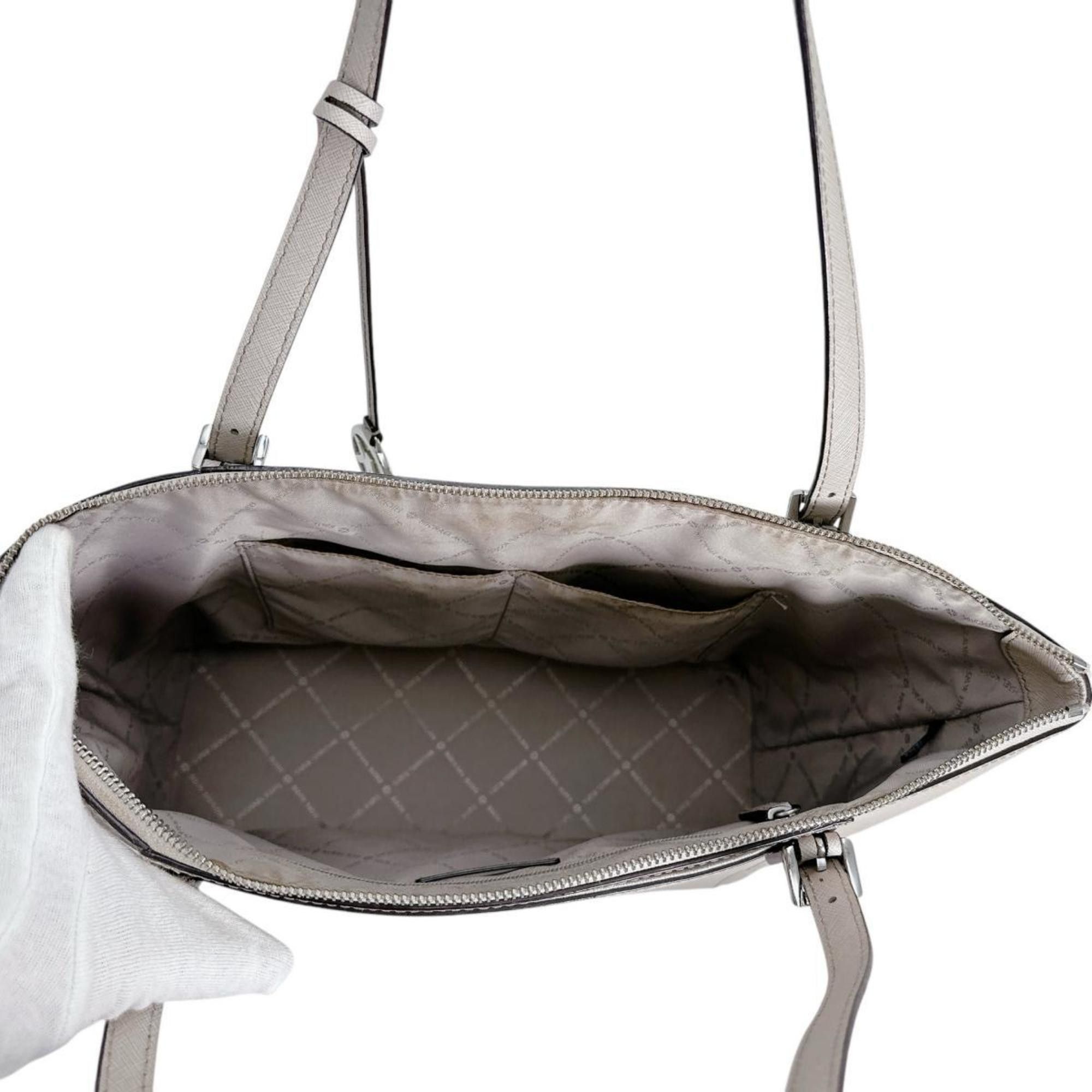 Michael Kors Michael Kors Ciara handbag tote bag, A4 size, leather, 35F8SC6T9L, grey Size ONE SIZE - 9 Thumbnail