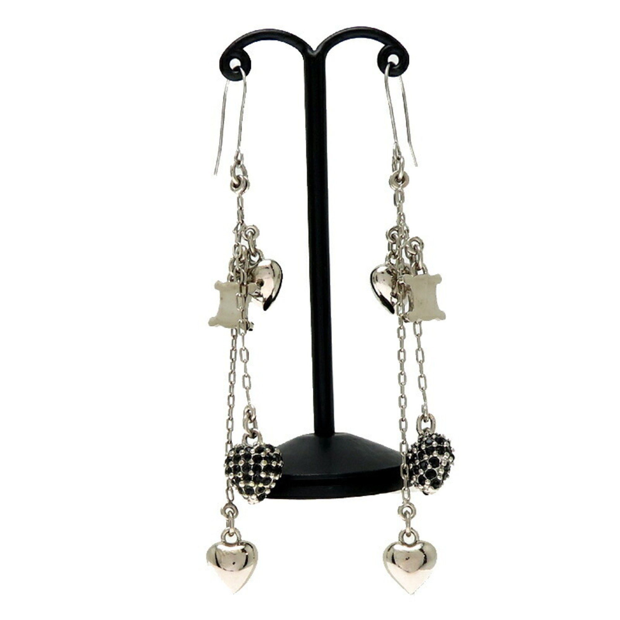 Celine Celine Triomphe Charm Women's Metal Earrings Size ONE SIZE - 2 Thumbnail